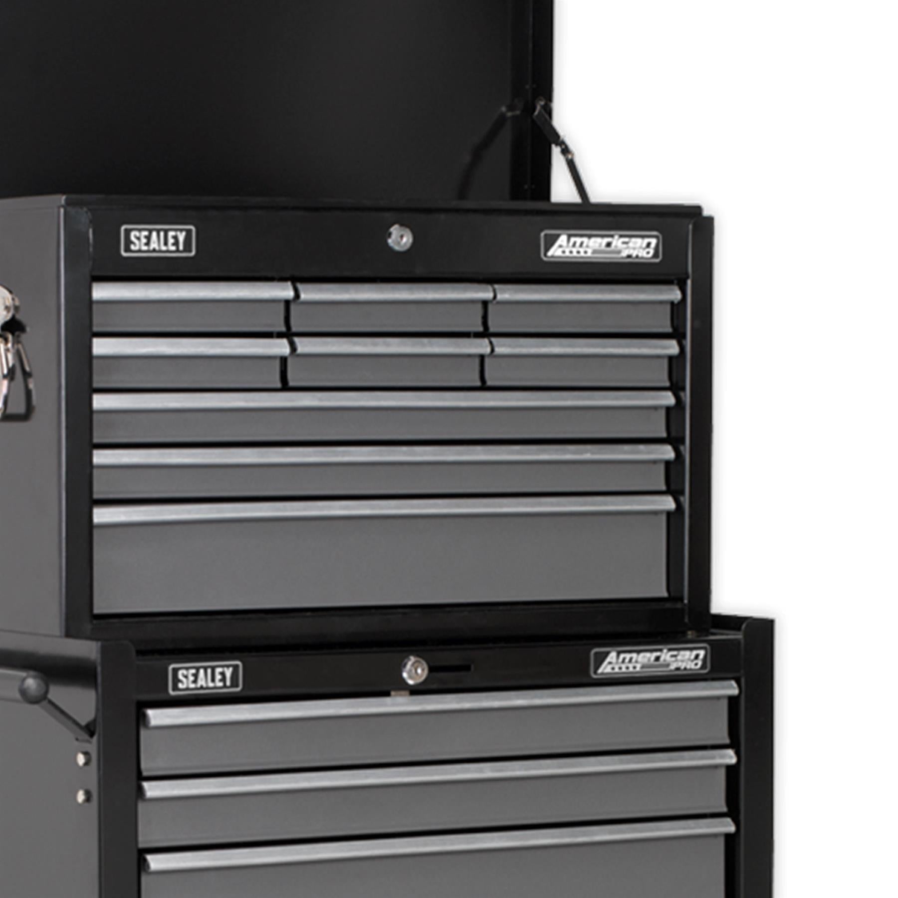 Sealey Topchest & Rollcab Combo 13 Drawer - Black/Grey