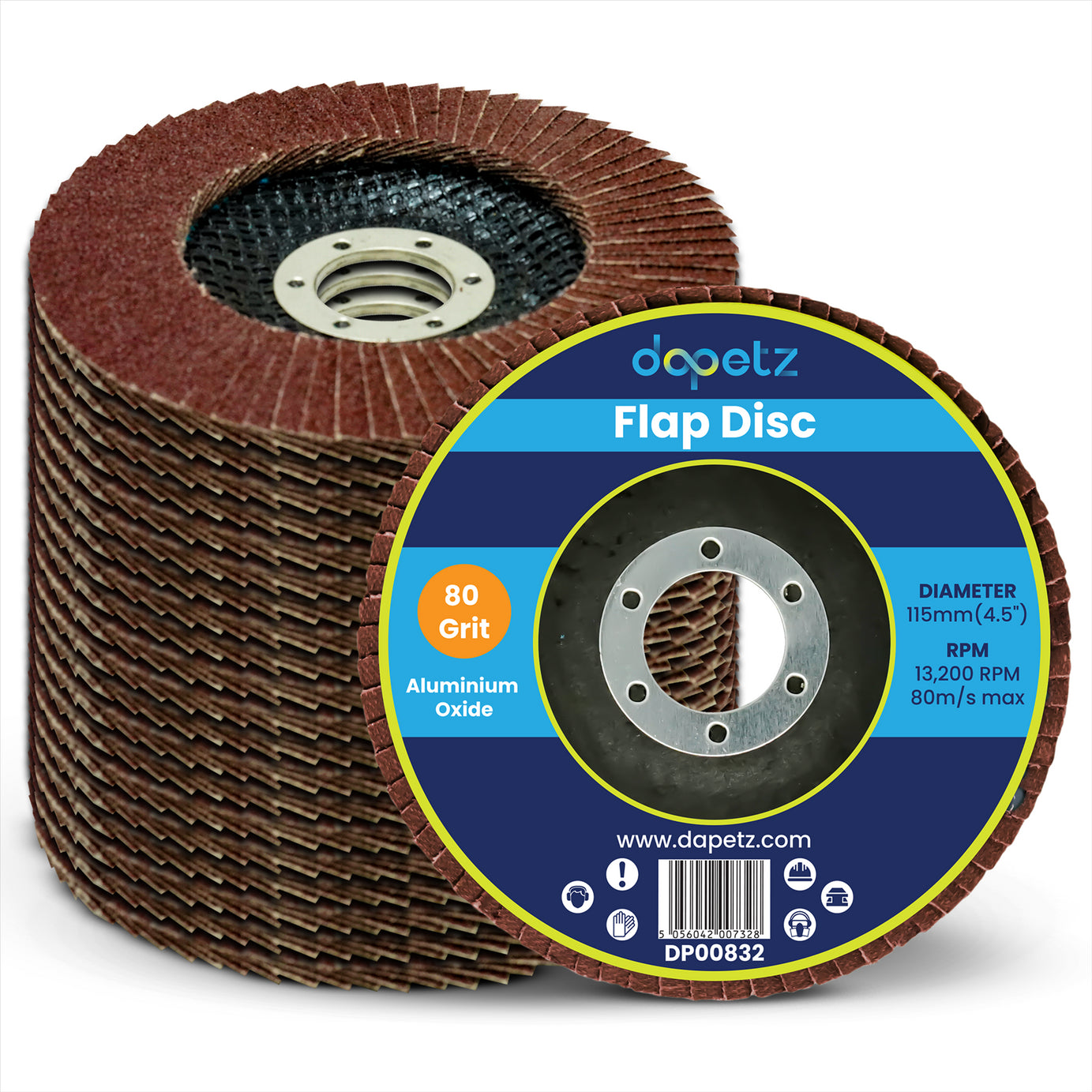 20x Flap Discs 115mm