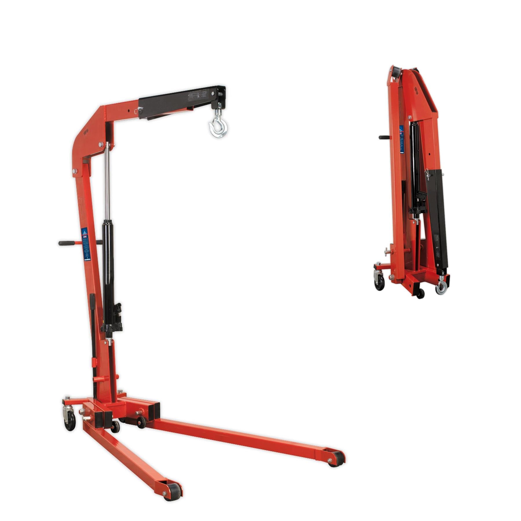 Sealey Folding Engine Crane 1tonne  Fast folding  2 Year guarantee