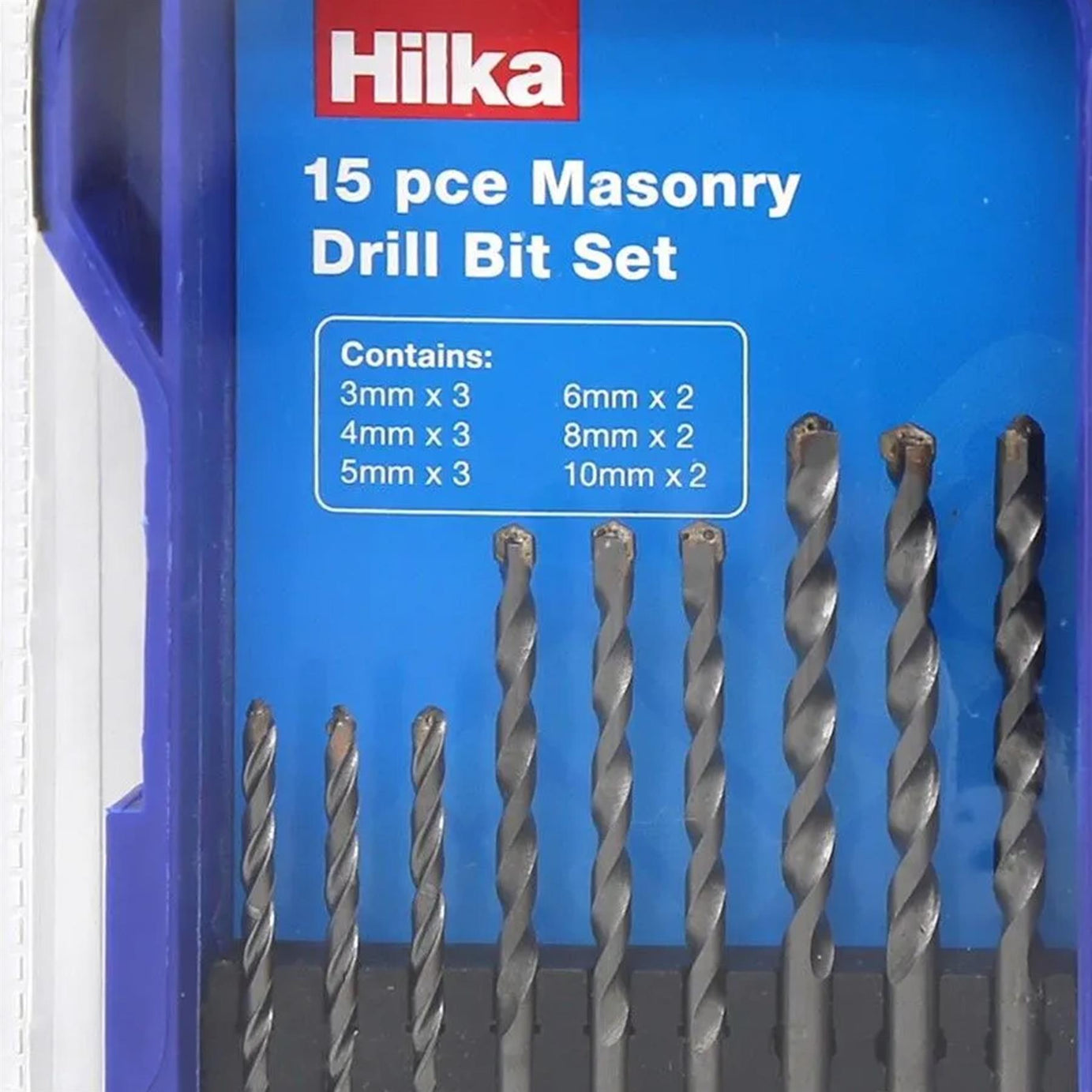 15 pce Masonry Drill Bit Set