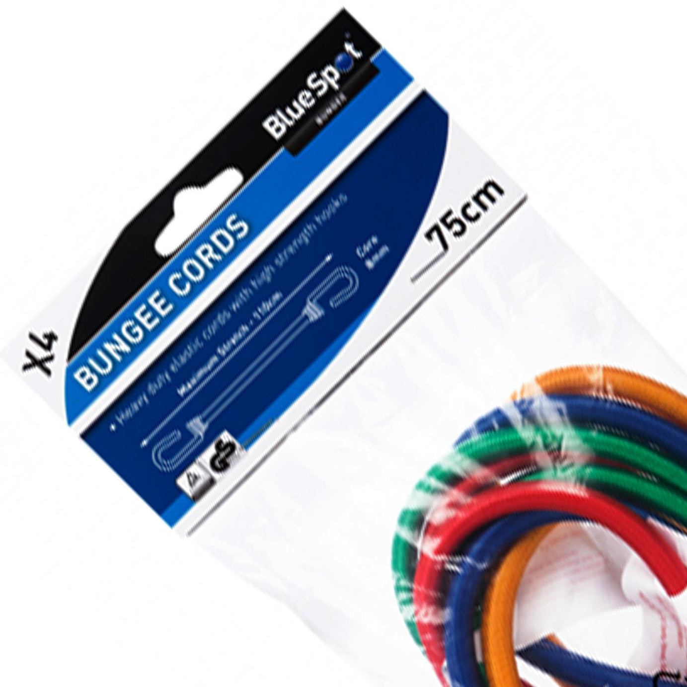 Clearance 75mm Bungee Shock Elastic Stretch Cords Set Of 4pce Heavy Duty