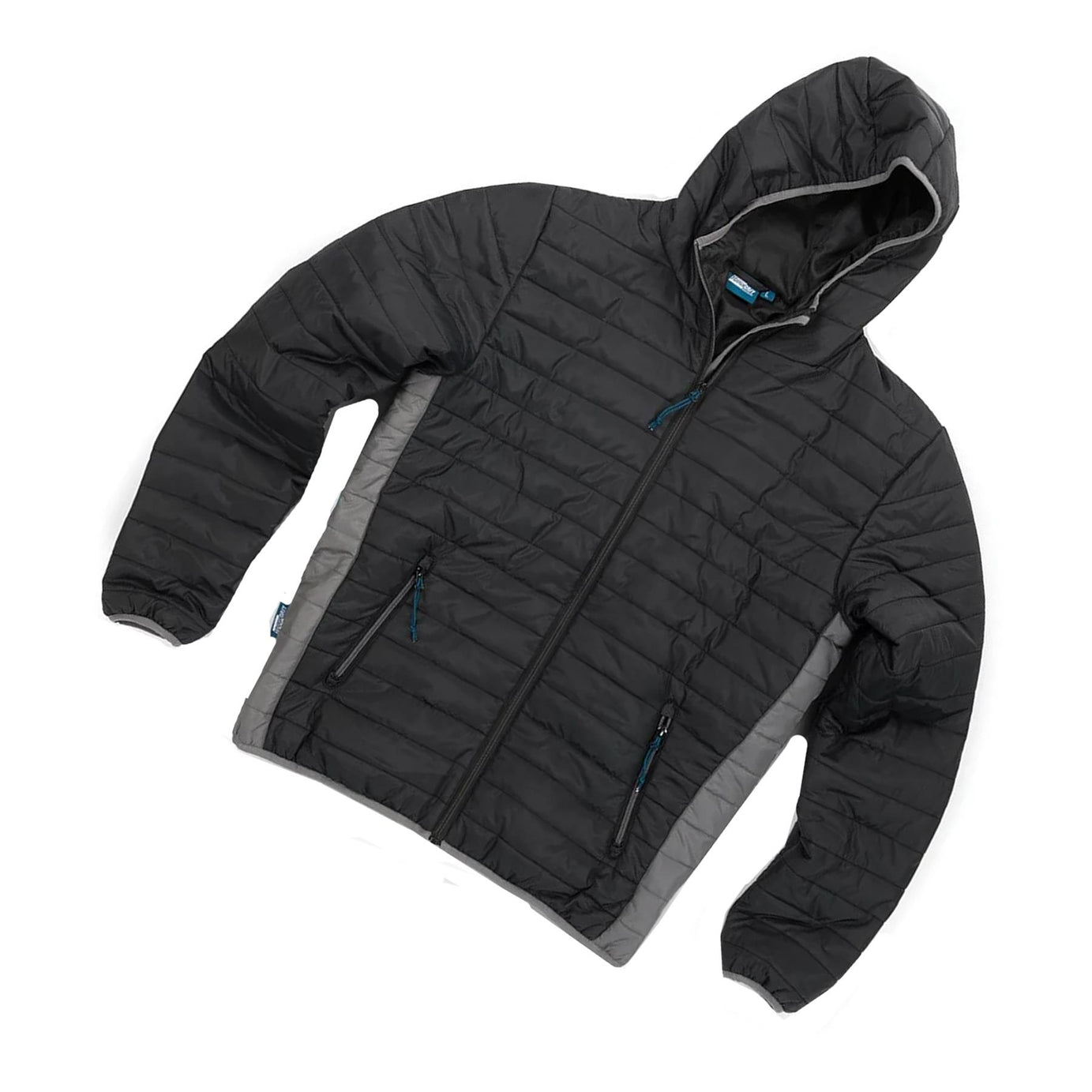 Tough Grit 2-Tone Trade Tech Windproof Jacket Coat Black/Charcoal XXL