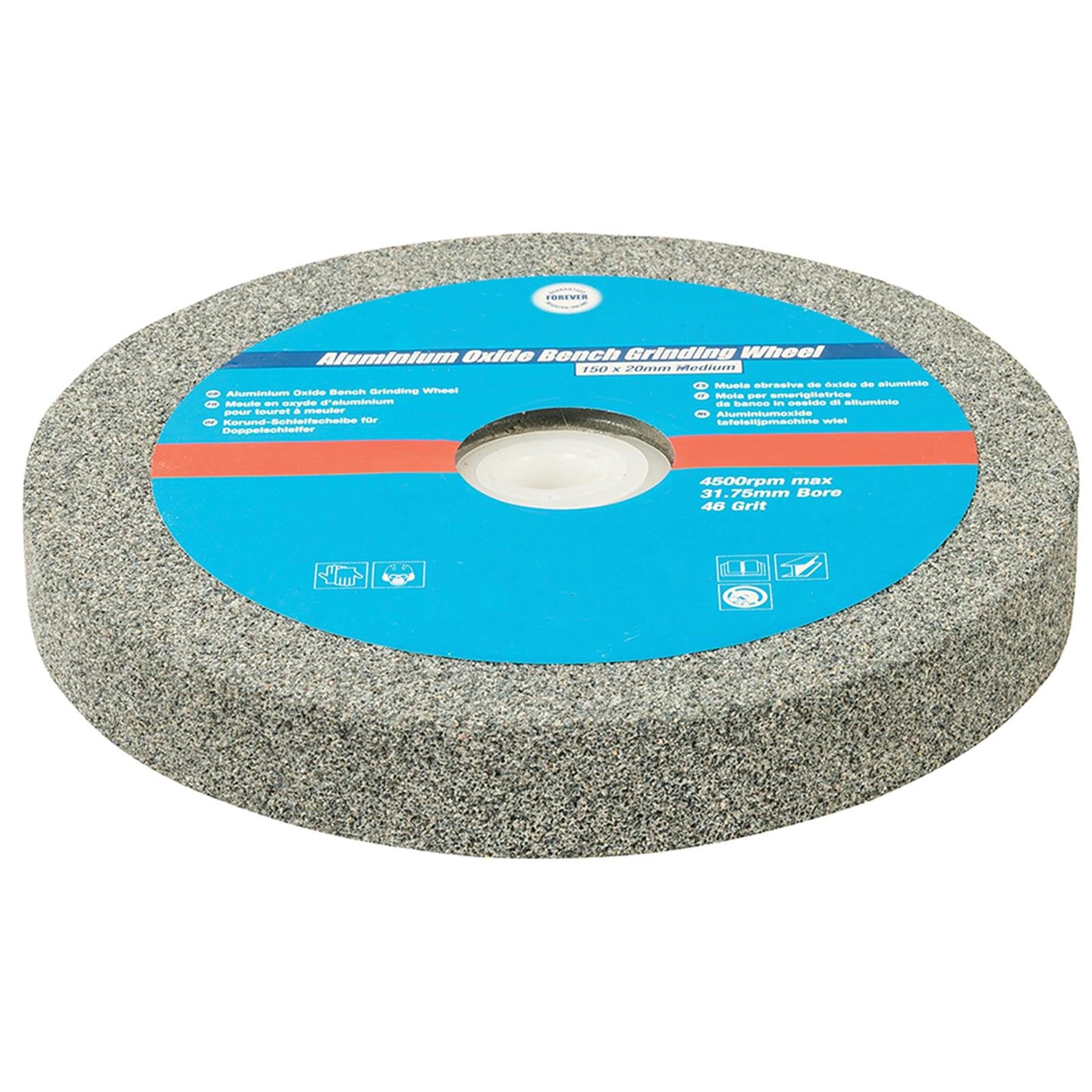 150x20mm Medium Aluminium Oxide Bench Grinding Wheel Use w/ 150mm Bench Grinder