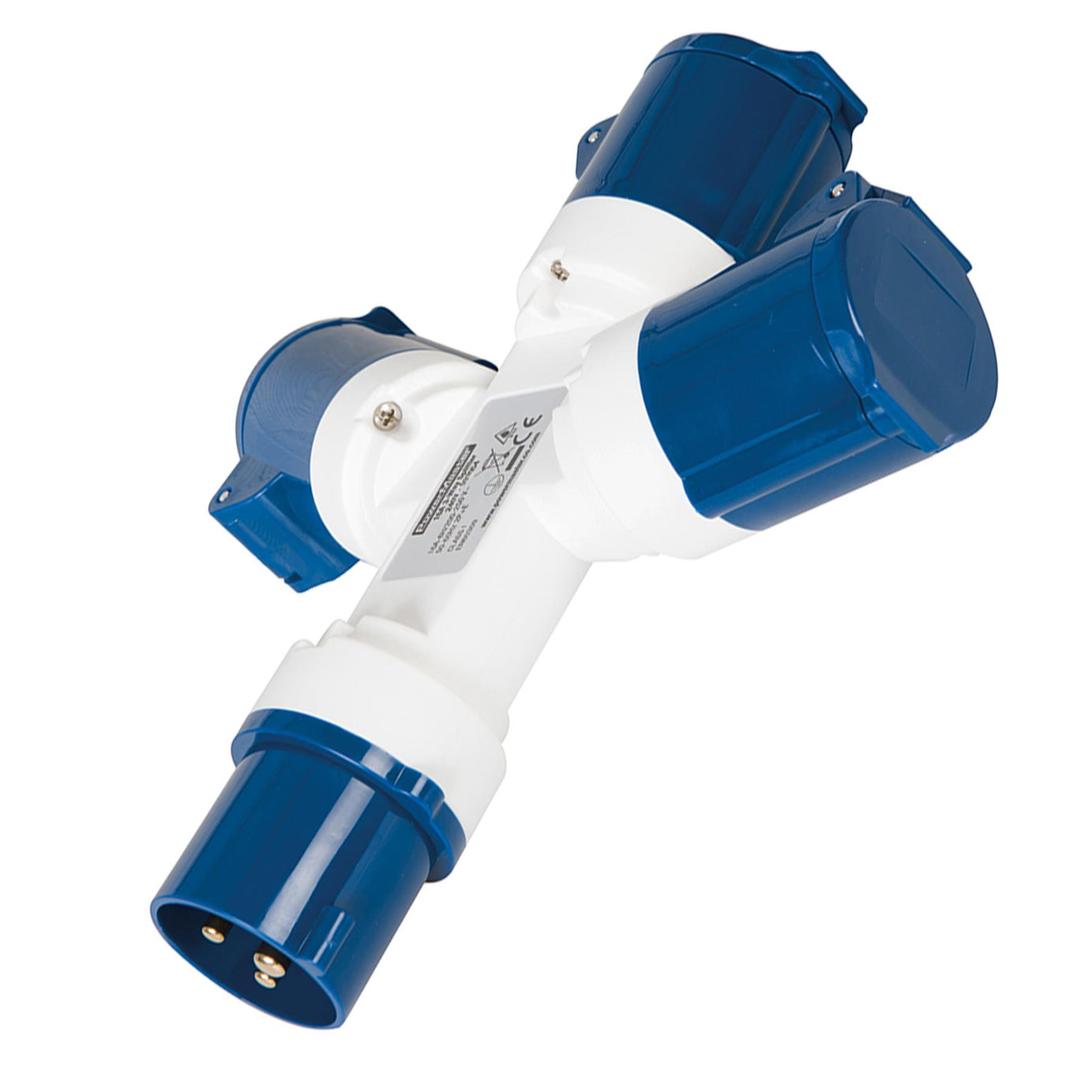 3 Way 240 V Volt Branch Spliter Y Junction Box 16 A Amp Site Socket Industrial