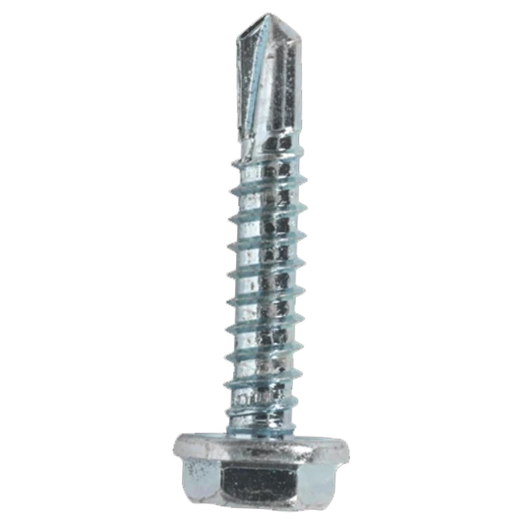 Sealey Self Drilling Screw 4.8 x 25mm Hex Head Zinc Pack of 100