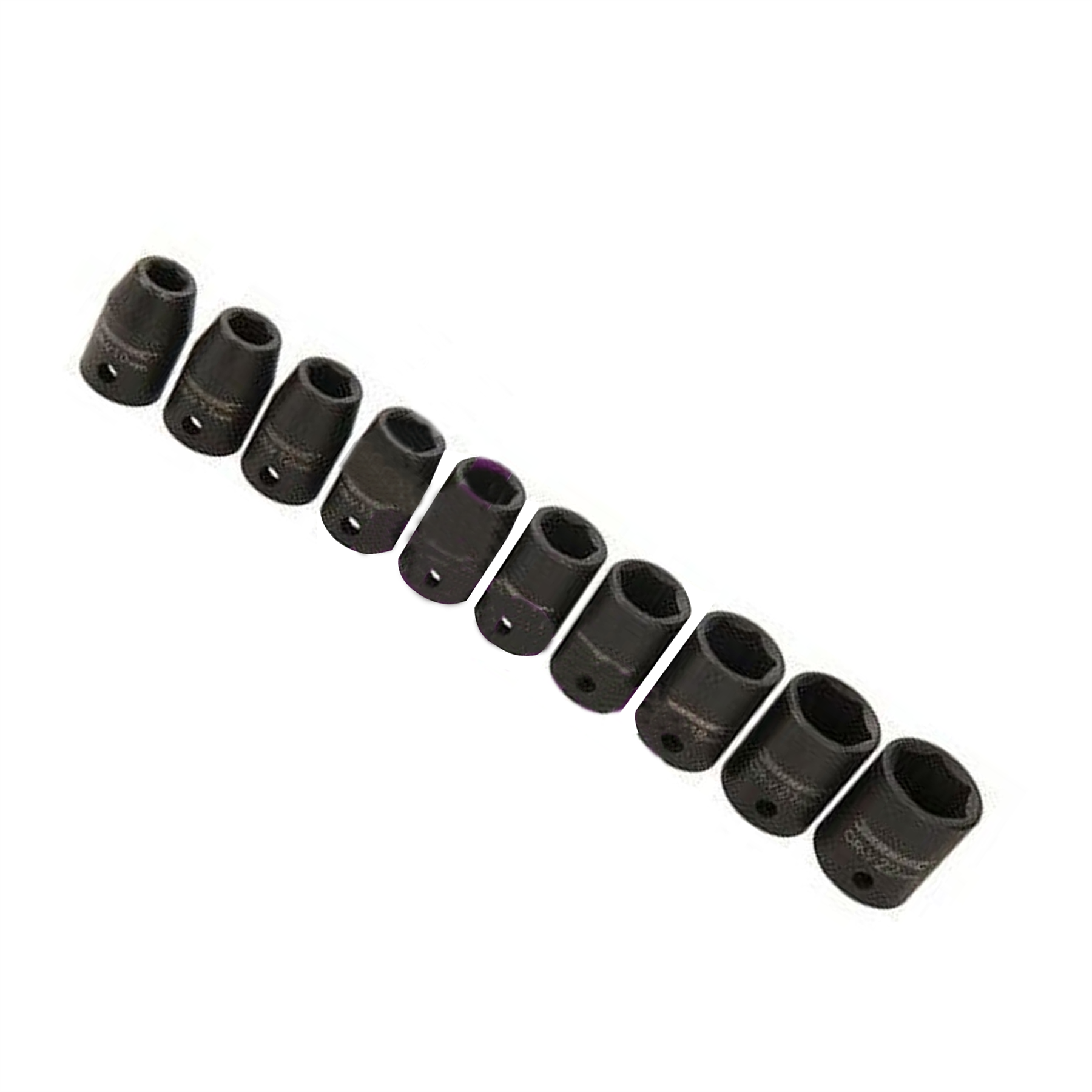 Impact Socket Set 1/2" Drive 6pt Metric 10pce 6 Point Hex Socket Set 10 - 22mm