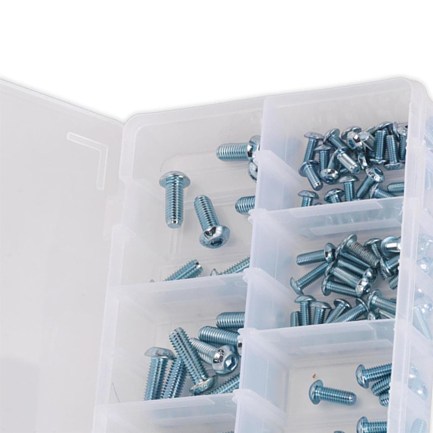 Sealey 108pcs Assorted M5-M10 Stainless Steel Socket Screws Button Head High Tensile 10.9 Metric