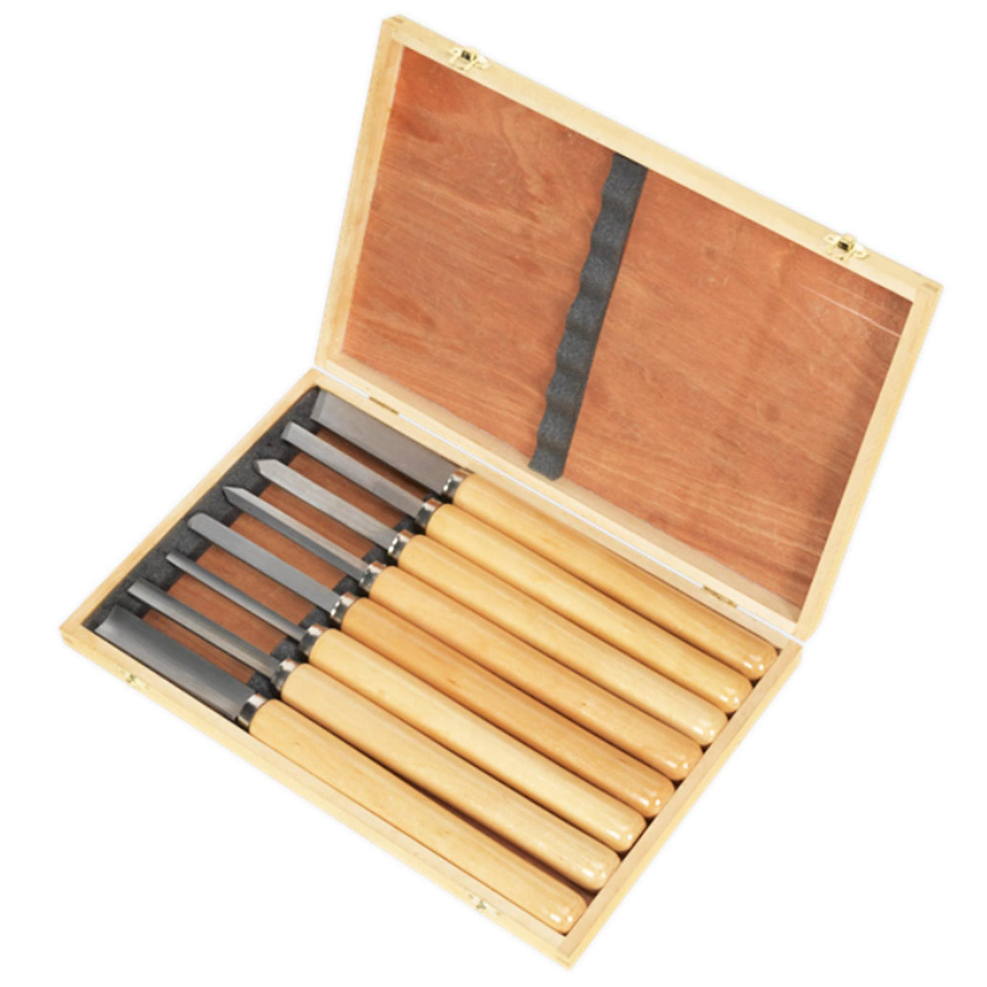 Sealey Wood Turning Chisel Set 8pc