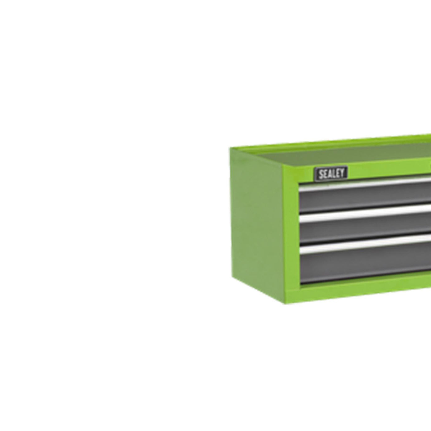 Sealey Mid-Box 3 Drawer with Ball-Bearing Slides - Green/Grey