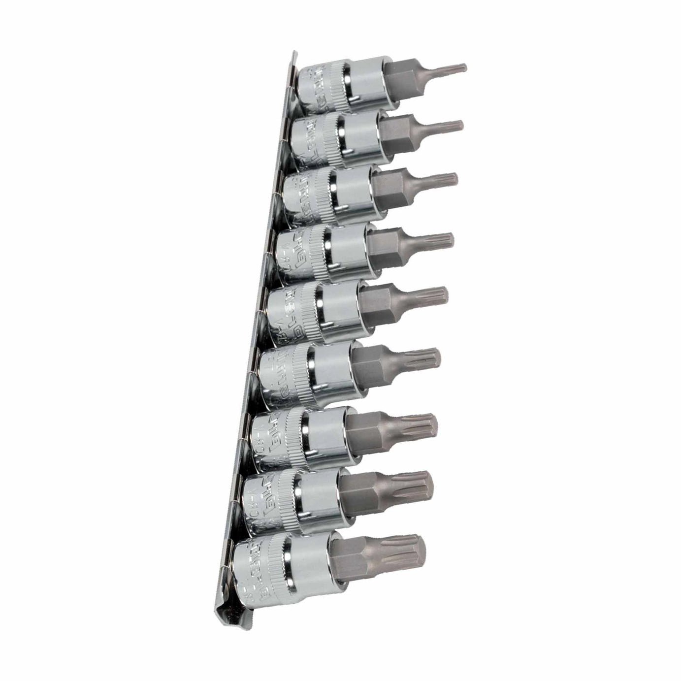 TRX-P* Socket Bit Set 9pc 3/8"Sq Drive 50mm. AK6222. Sealey