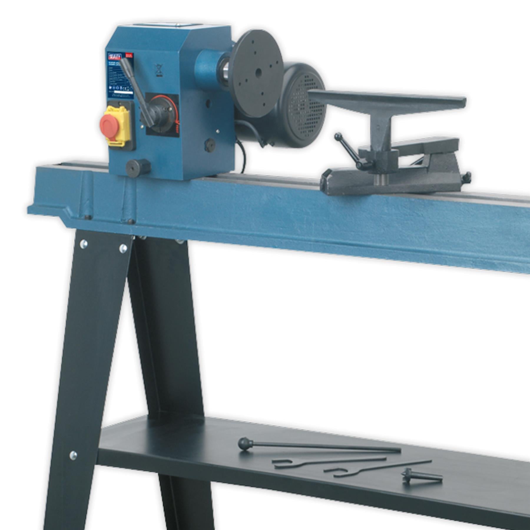 Sealey Wood Lathe 10-Speed 1100mm Centres