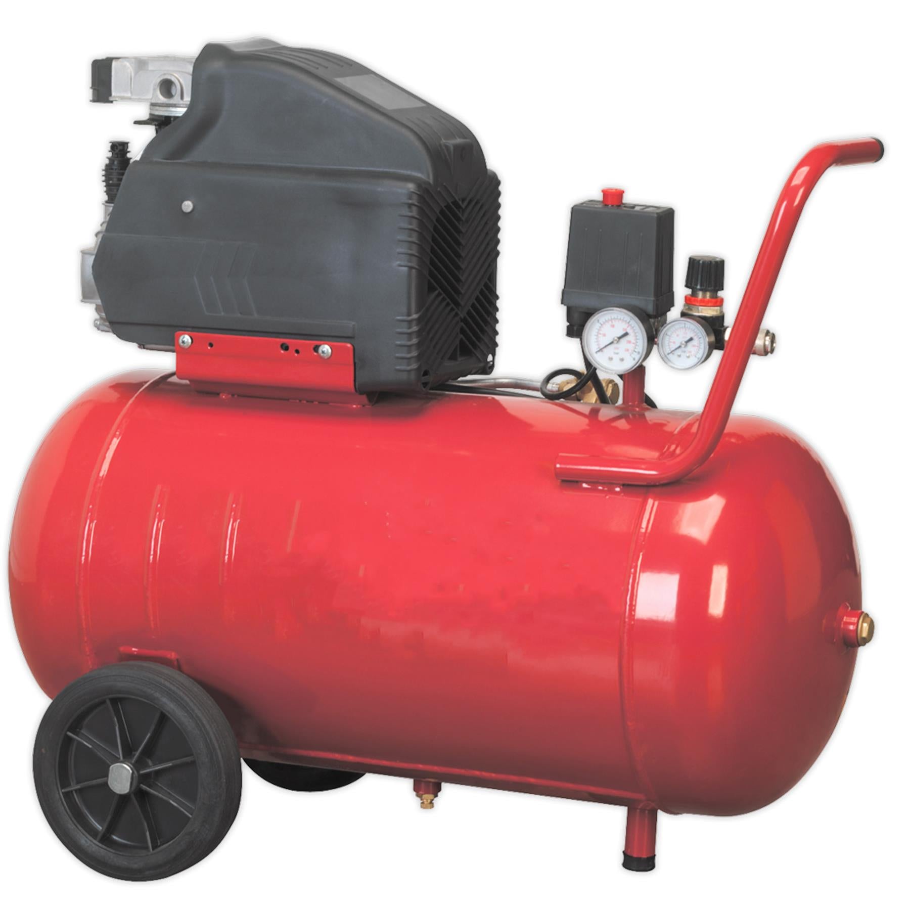 Sealey Compressor 50L Direct Drive 2hp Aluminium head