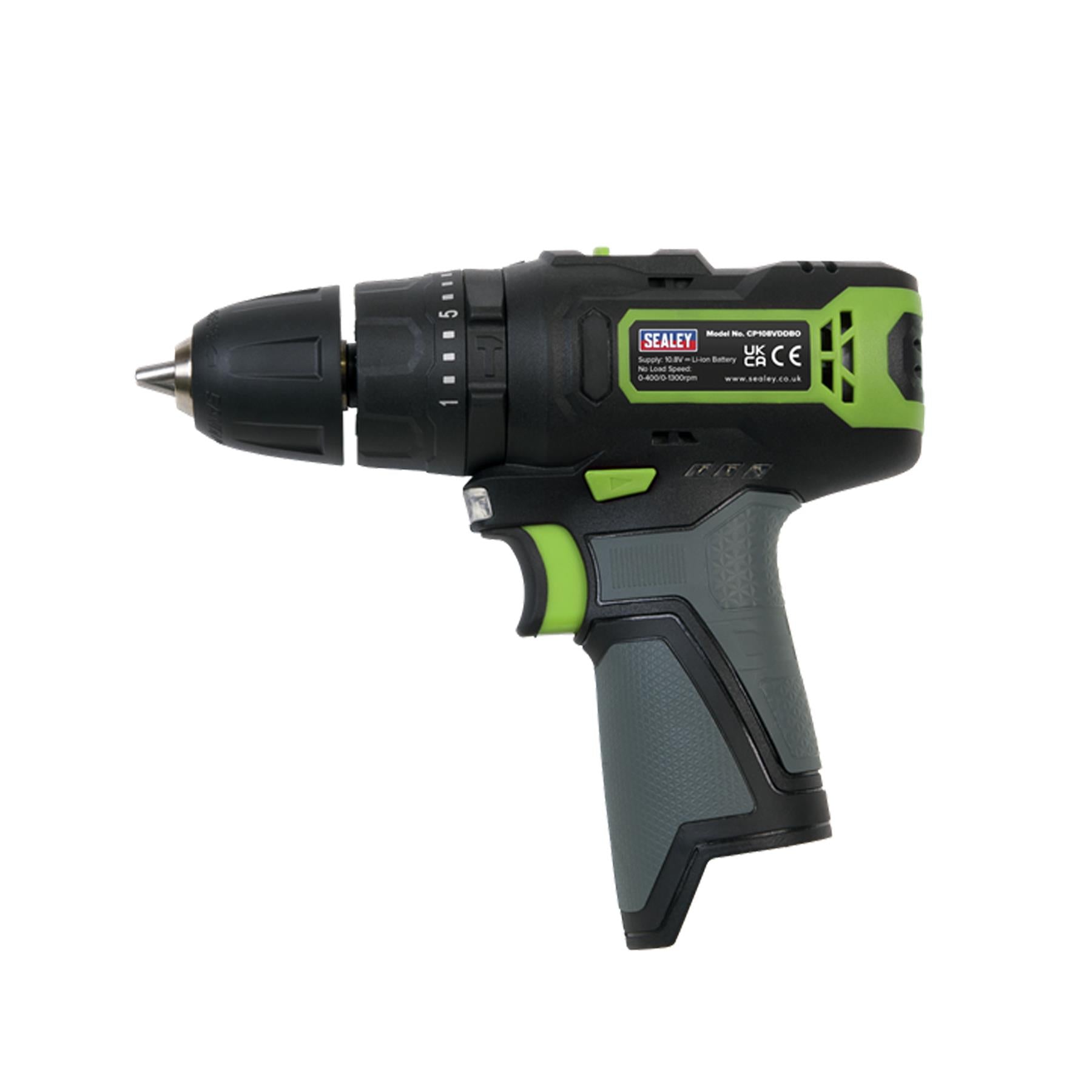 Sealey Cordless Hammer Drill/Driver Ø10mm 10.8V - Body Only