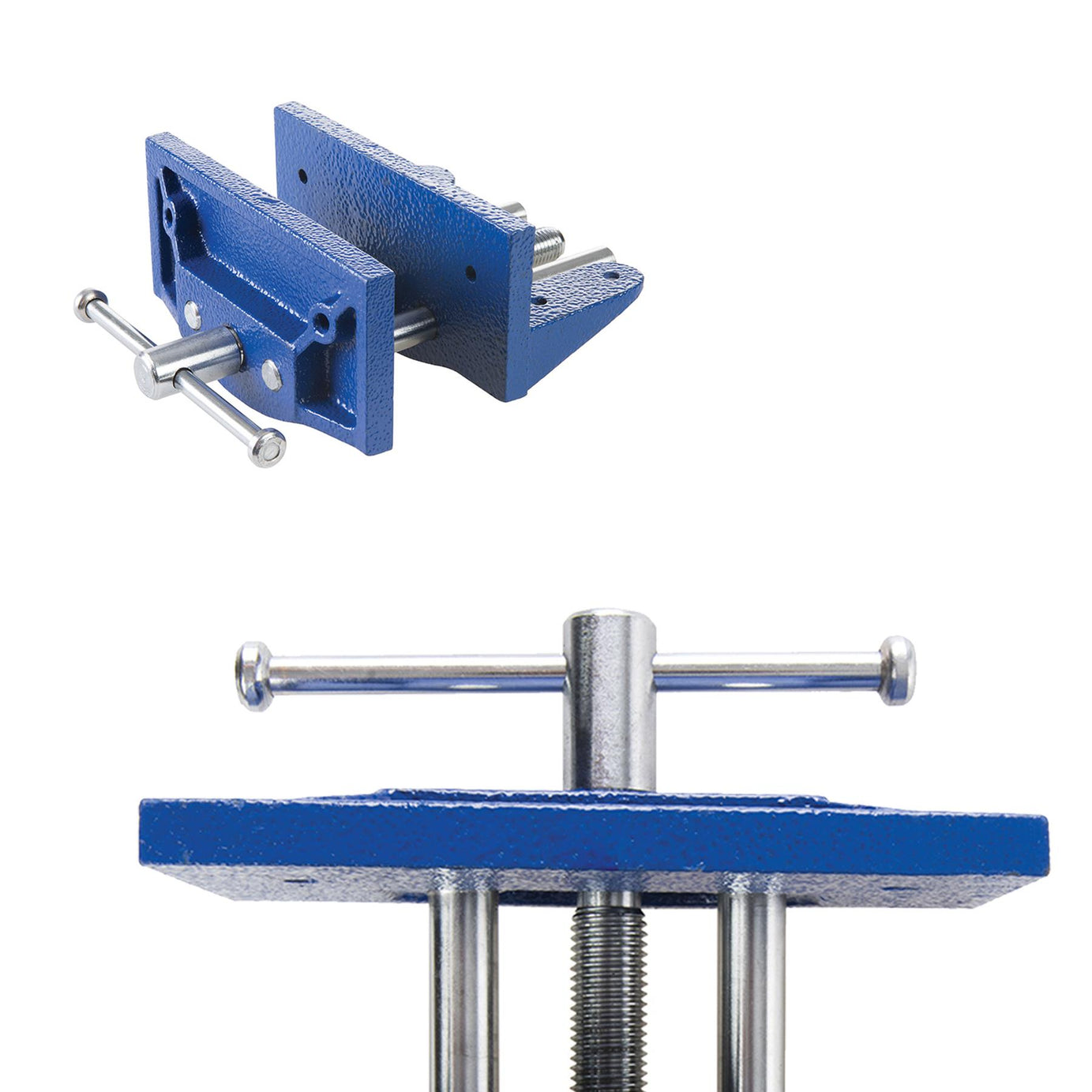 150mm Woodworker Vice 3.5Kg Large 125mm Opening Fits Under Any Bench Flush Proud