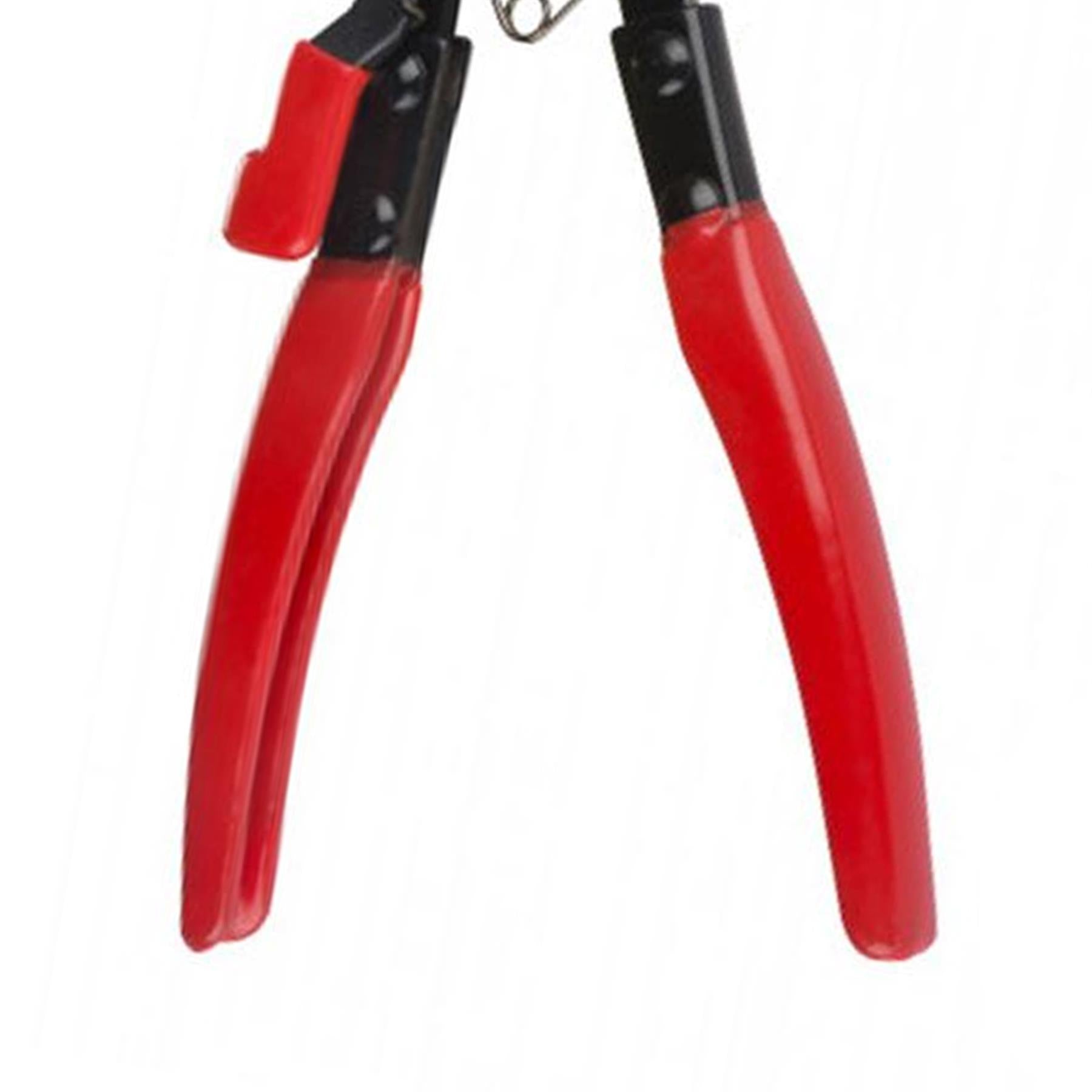 BlueSpot Flexible Long Reach Locking Hose Clamp Removal Pliers Ratchet Clip Band