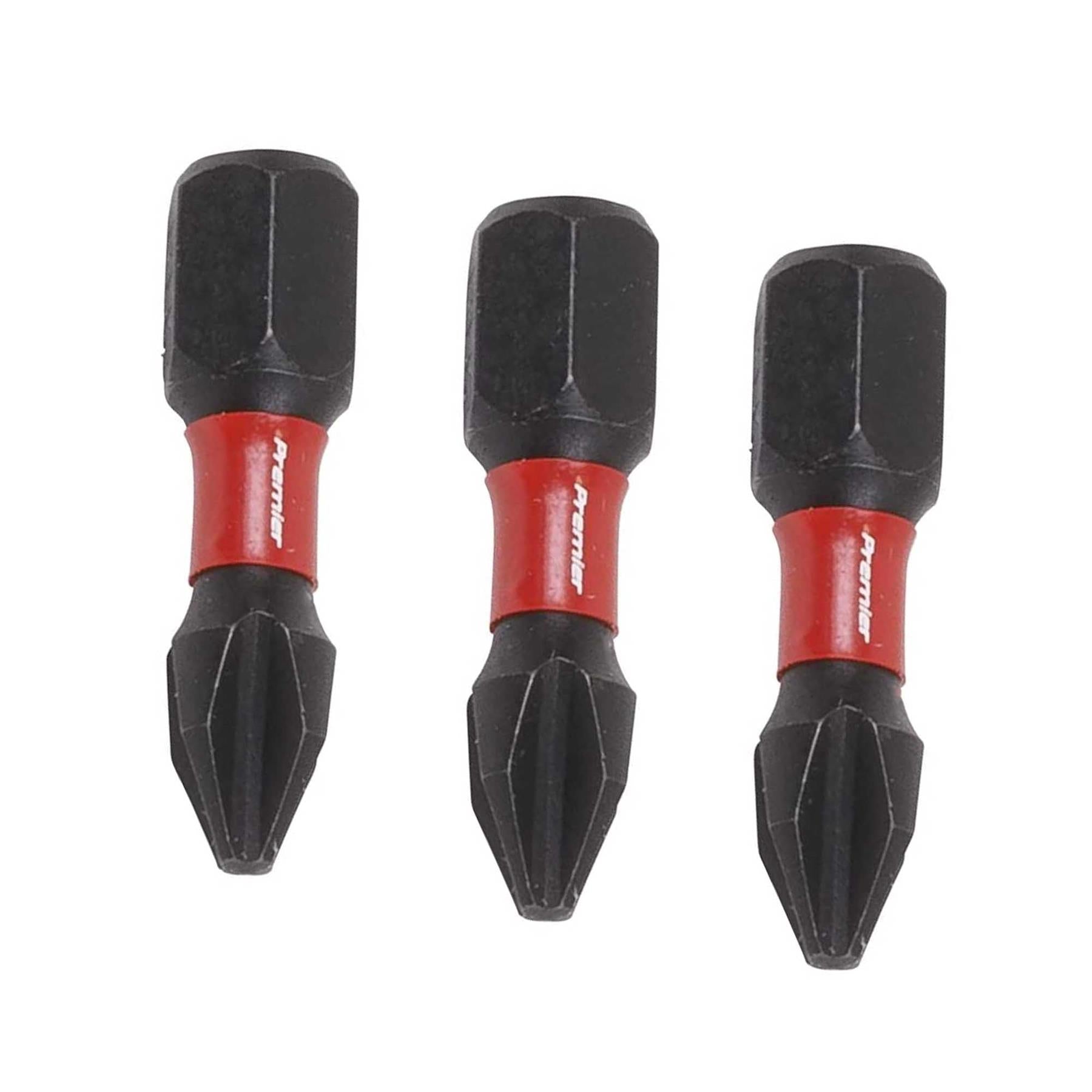 Phillips #2 Impact Power Tool Bits 25mm - 3pc