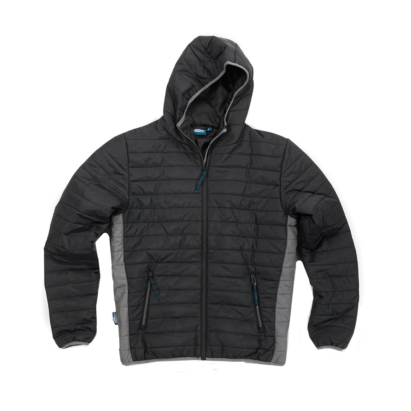 Tough Grit 2-Tone Trade Tech Windproof Jacket Coat Black/Charcoal XXL