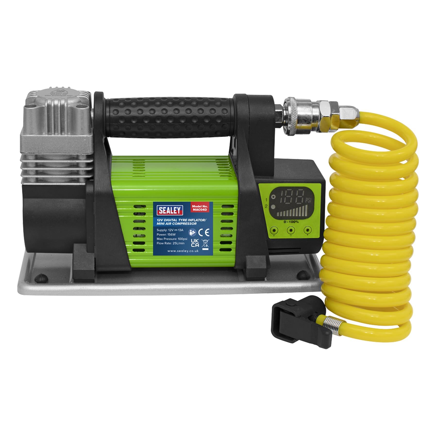 Sealey Digital Tyre Inflator/Mini Air Compressor 12V