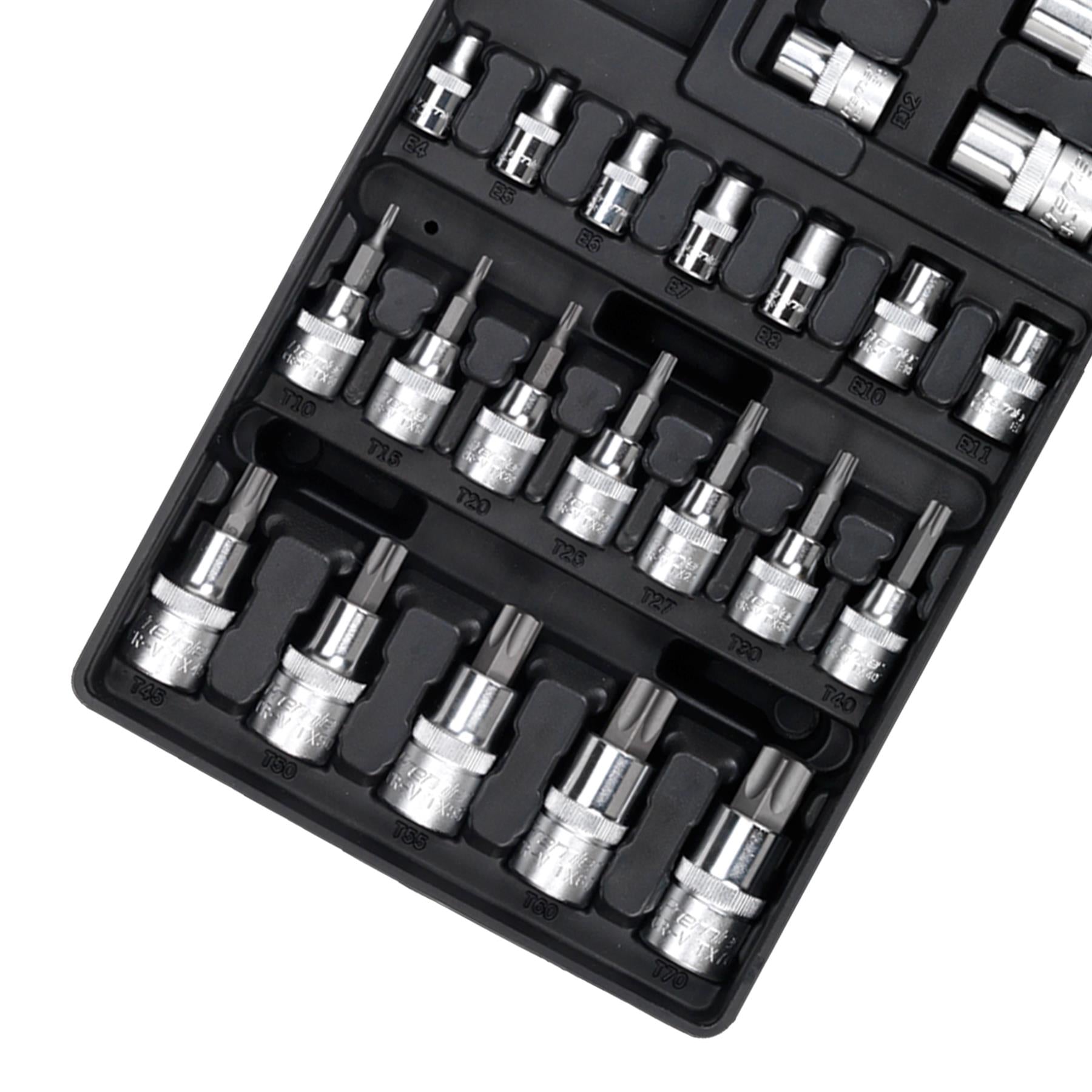 Sealey Tool Tray with TRX-Star* Key, Socket Bit & Socket Set 35pc