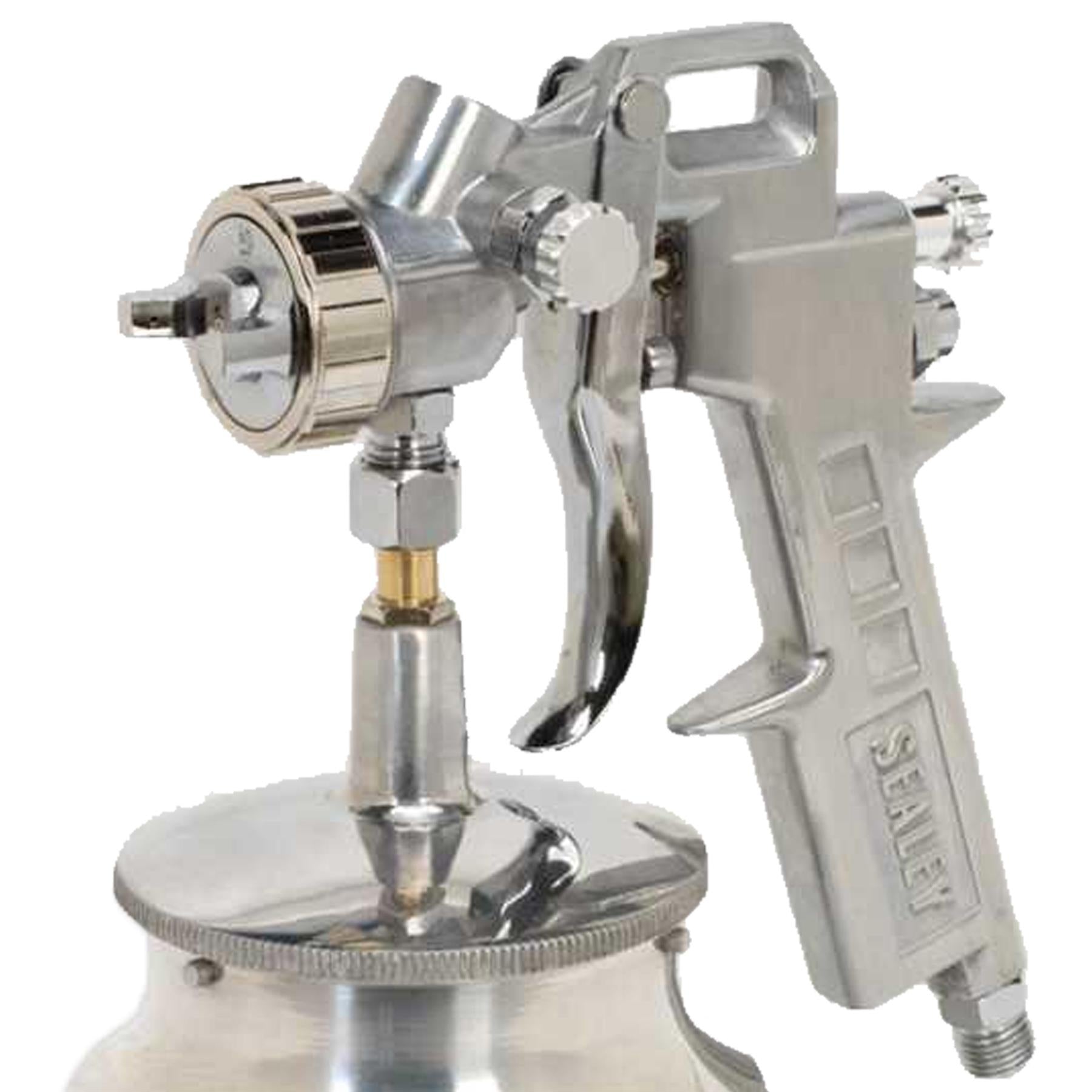 Sealey Spray Gun Suction Feed General Purpose 1.5mm Set-Up
