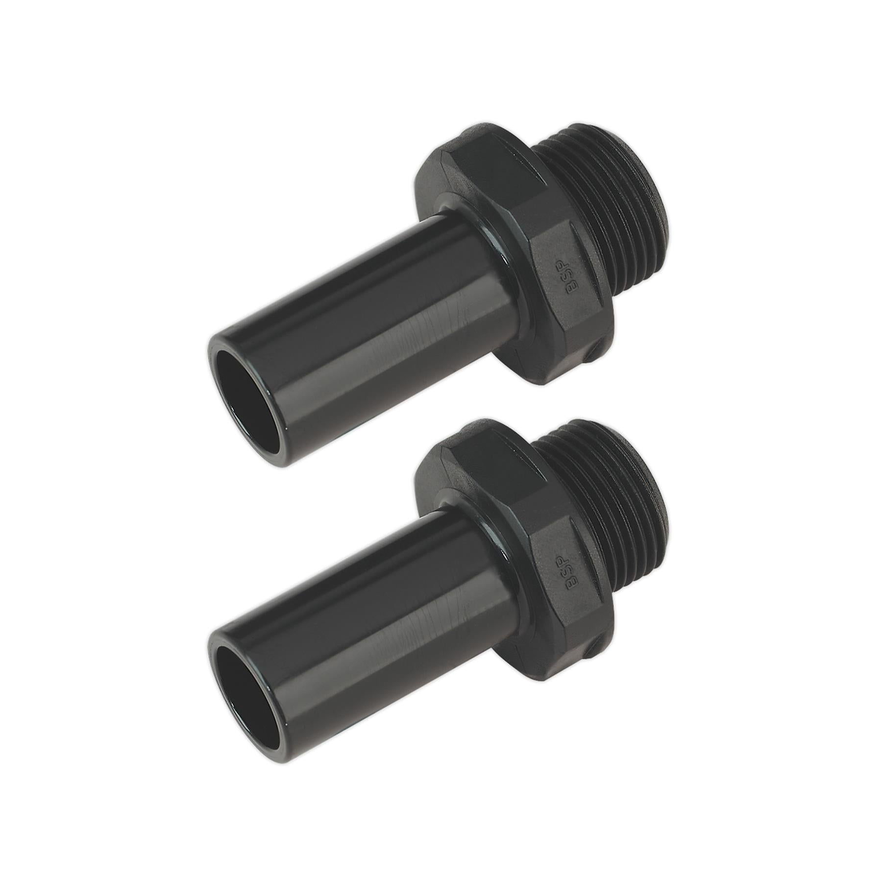 Sealey Stem Adaptor 22mm 3/4"BSP Pack of 2 (Speedfit - PM052216E)