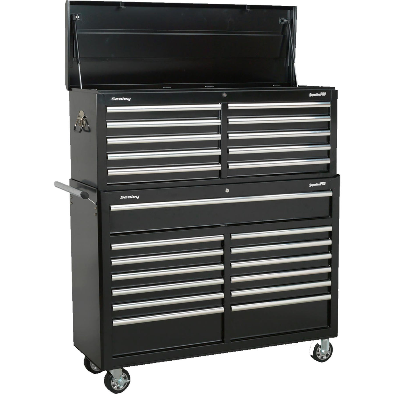 Sealey Tool Chest Combination 23 Drawer with Ball-Bearing Slides - Black