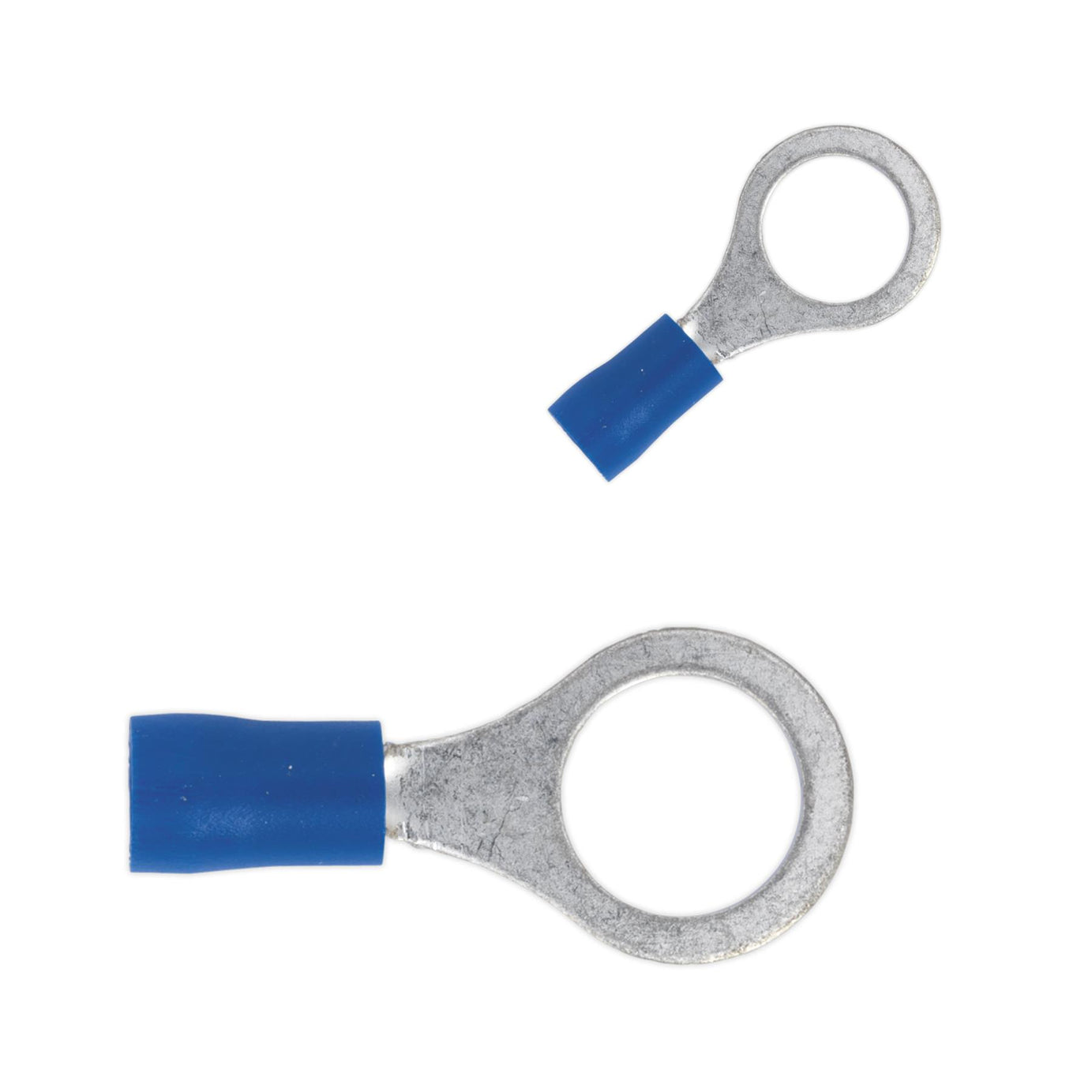 Sealey Easy-Entry Ring Terminal Ø10.5mm (3/8") Blue Pack of 100