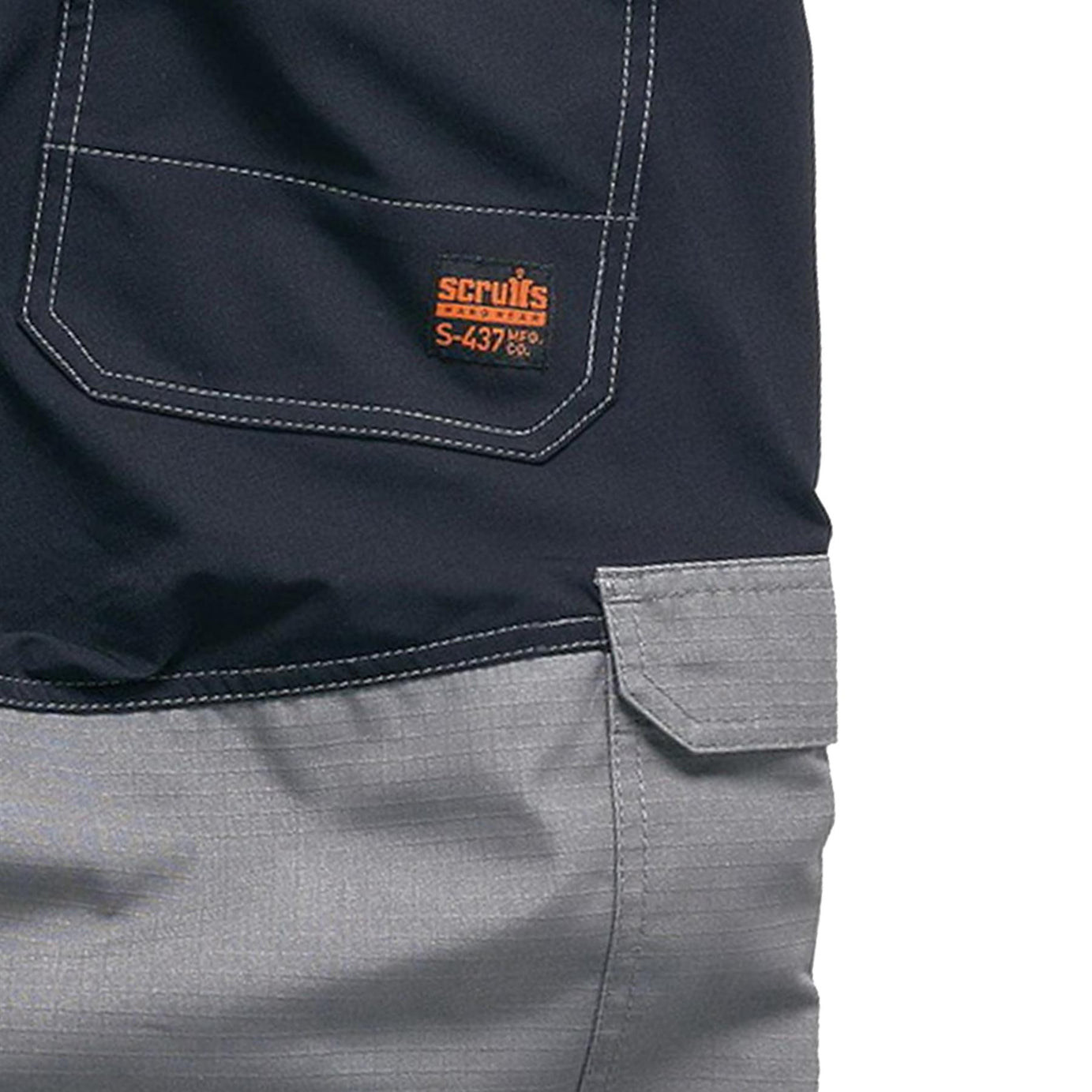Scruffs Flex Work Shorts 32"W Men's Combat Cargo Trade Graphite