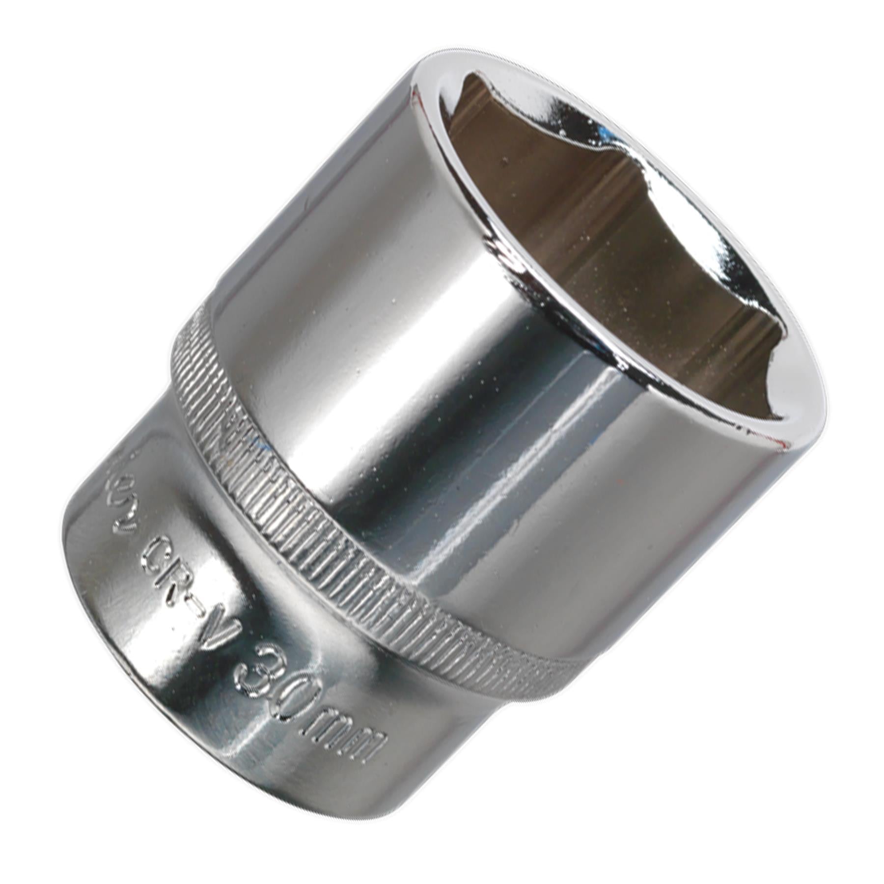 Sealey WallDrive Socket 30mm 1/2"Sq Drive Fully Polished