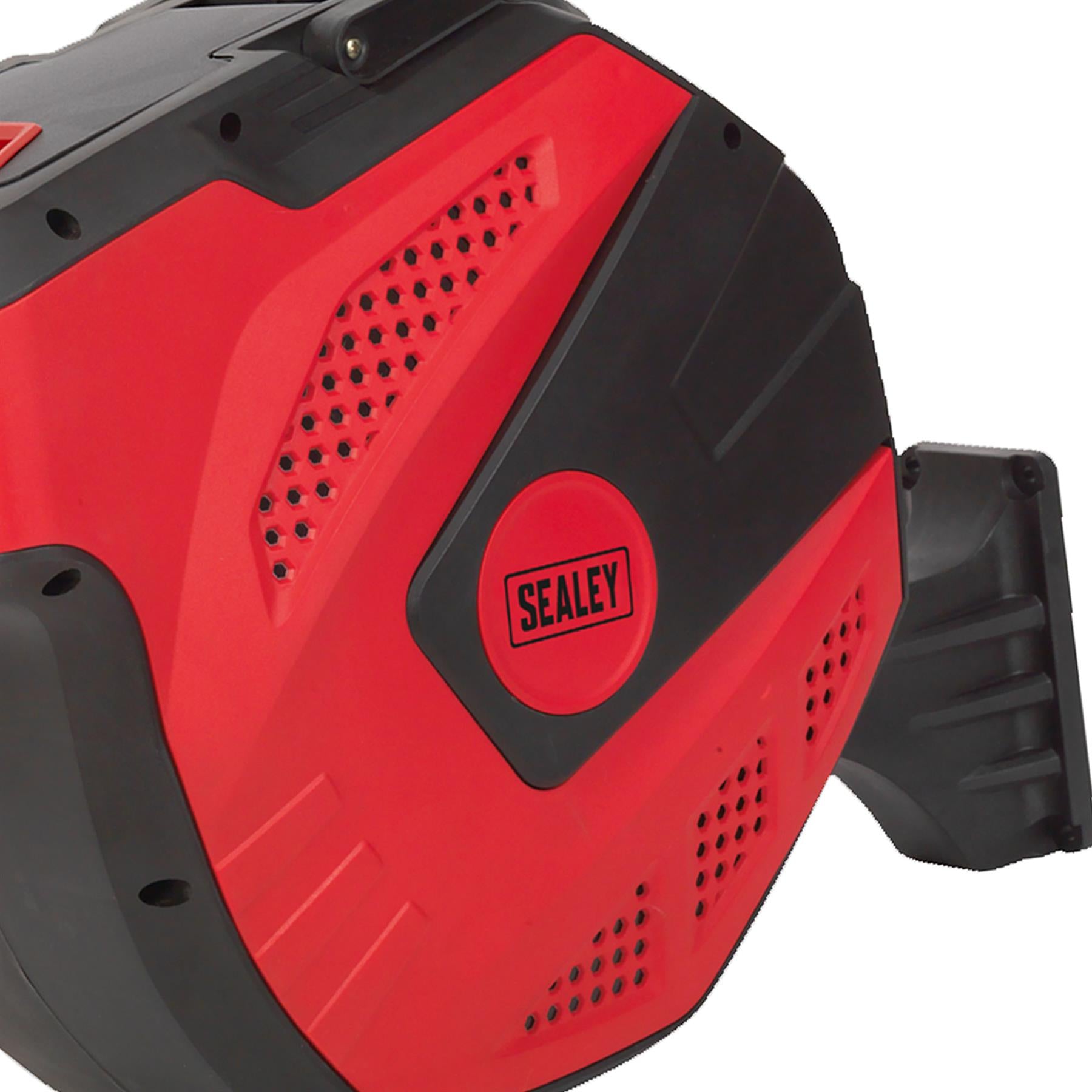 Sealey Air Hose Reel Auto-Rewind Control 20m 10mm ID-Rubber Hose