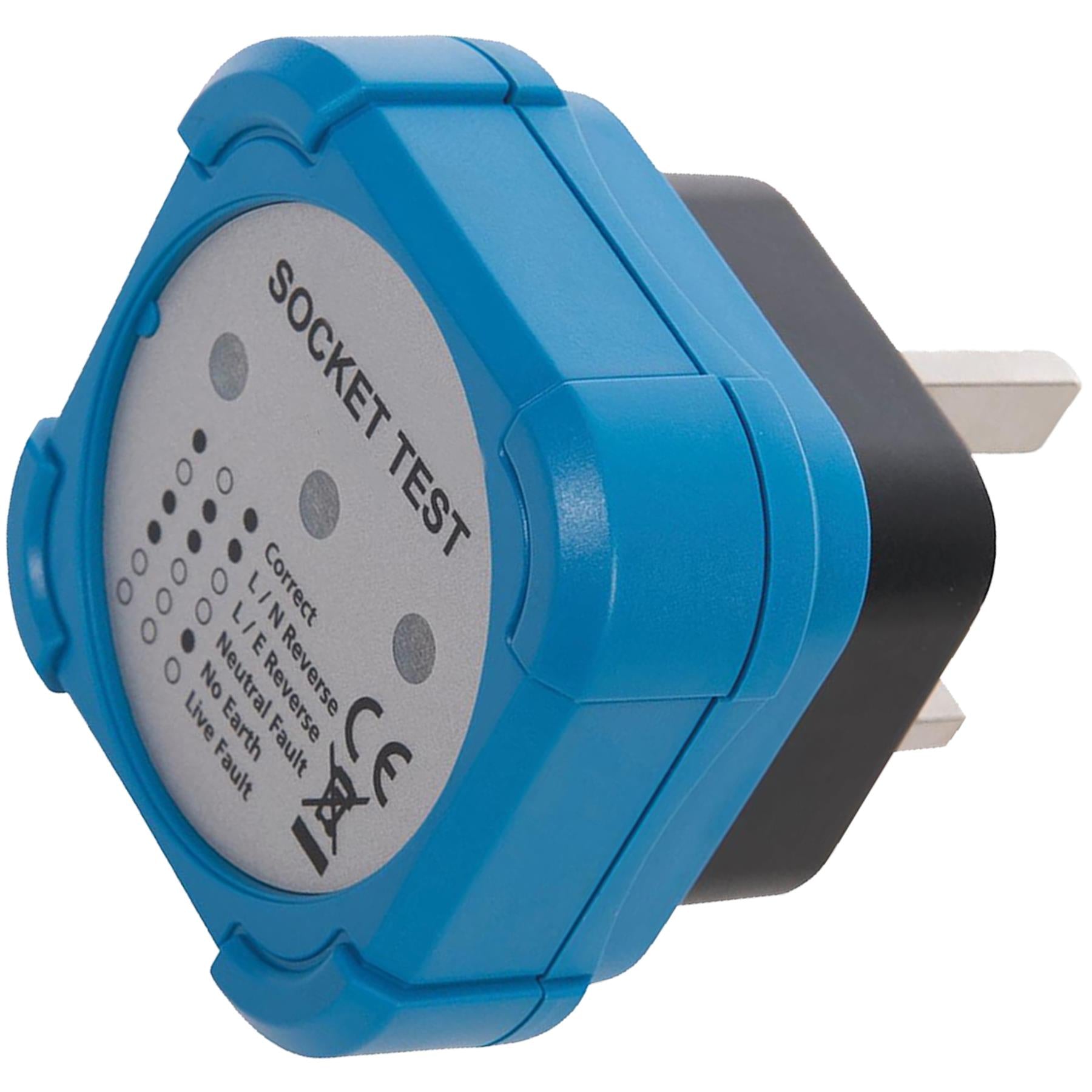 Electric Mains Plug In Socket Tester 240V Power Live Earth For Checking Sockets