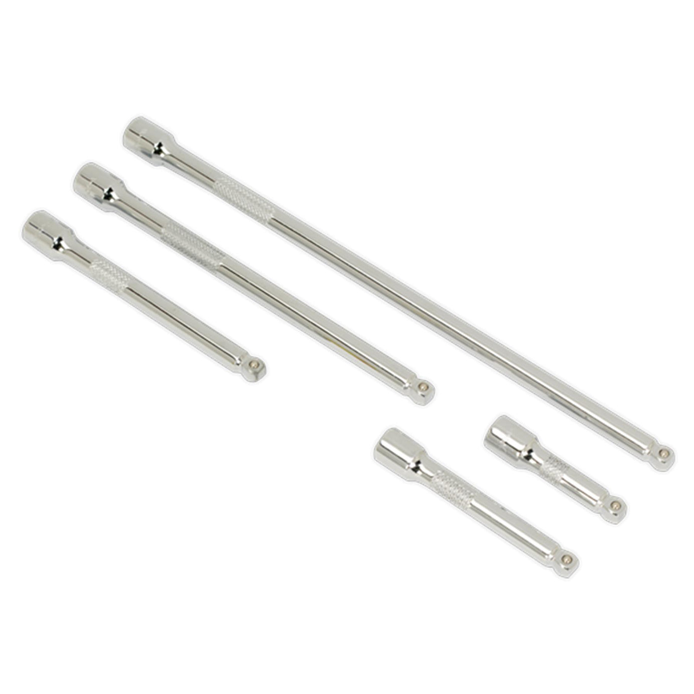 Wobble Extension Bar Set 5pc 1/4"Sq Drive. AK766 Sealey