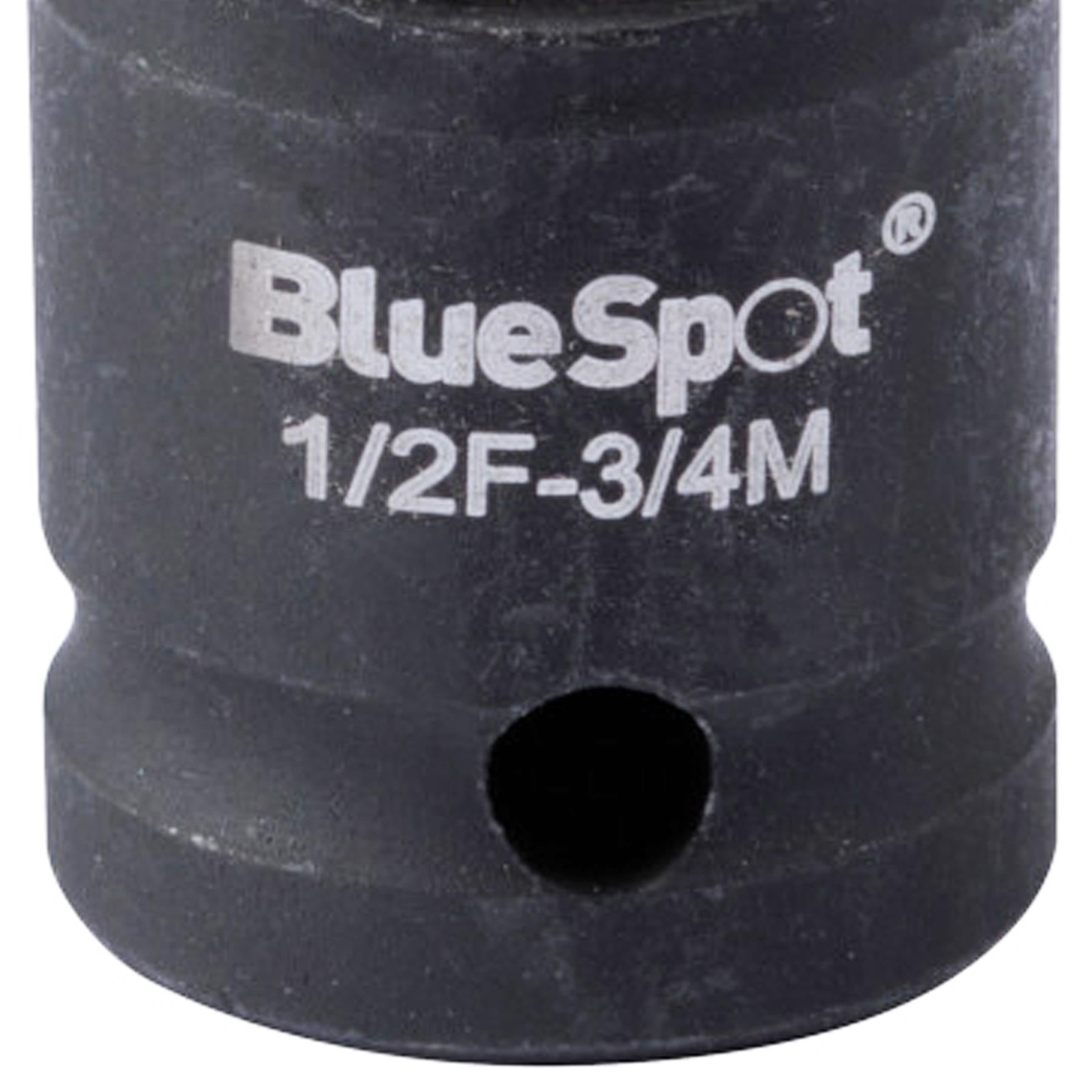 BlueSpot Socket Adaptor Step Down Reducer 1/2 Inch Female to 3/4 Inch Male