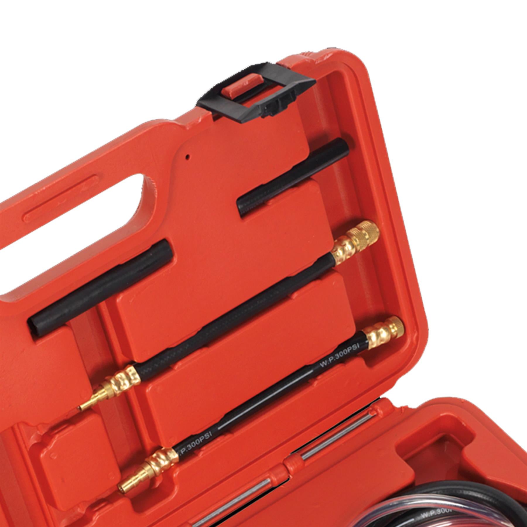 Sealey Fuel Injection Pressure Test Kit - Test Port Injection Systems