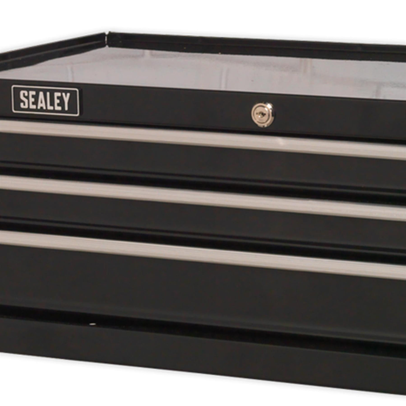 Sealey Mid-Box 3 Drawer with Ball-Bearing Slides - Black