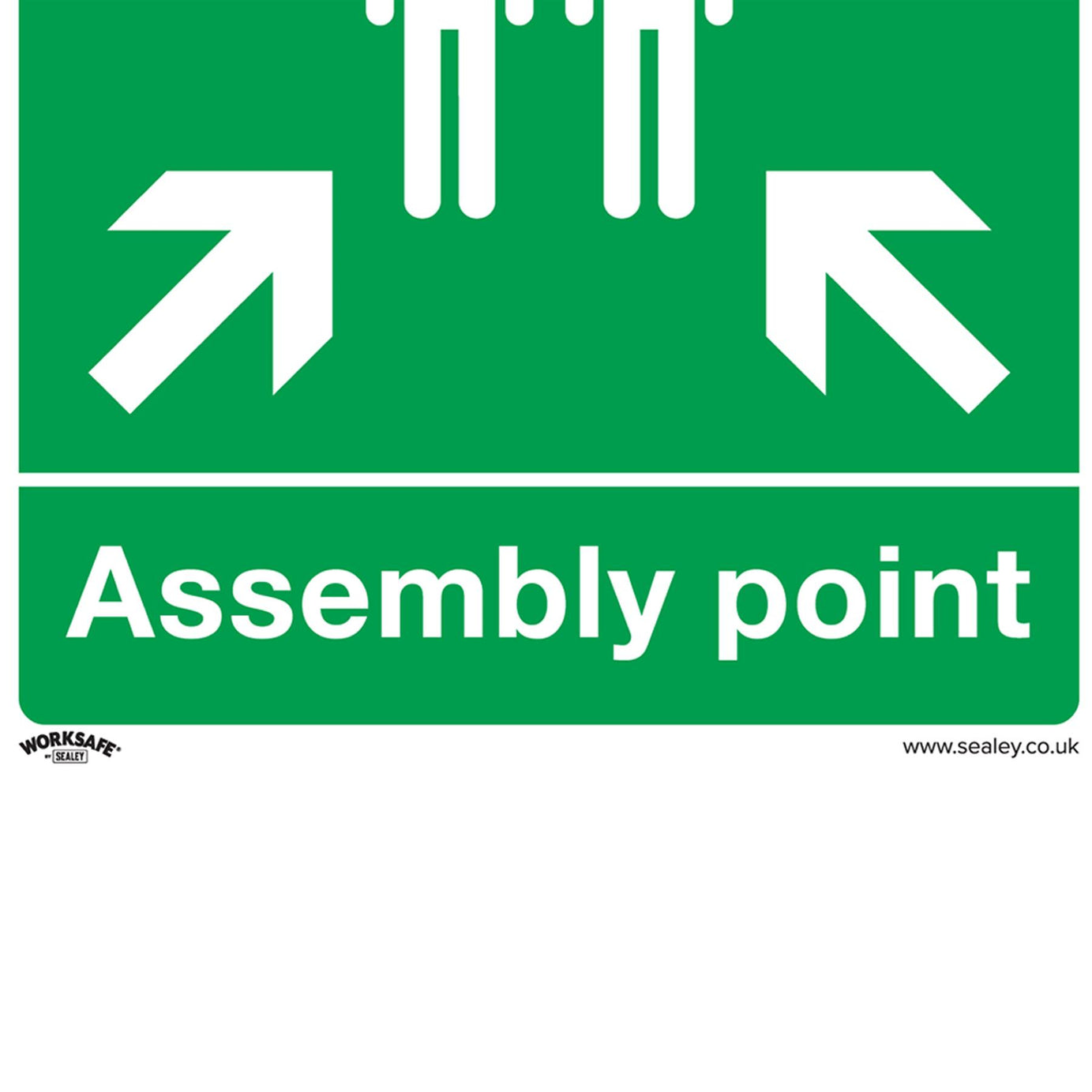 Safe Conditions Safety Sign - Assembly Point - Rigid Plastic