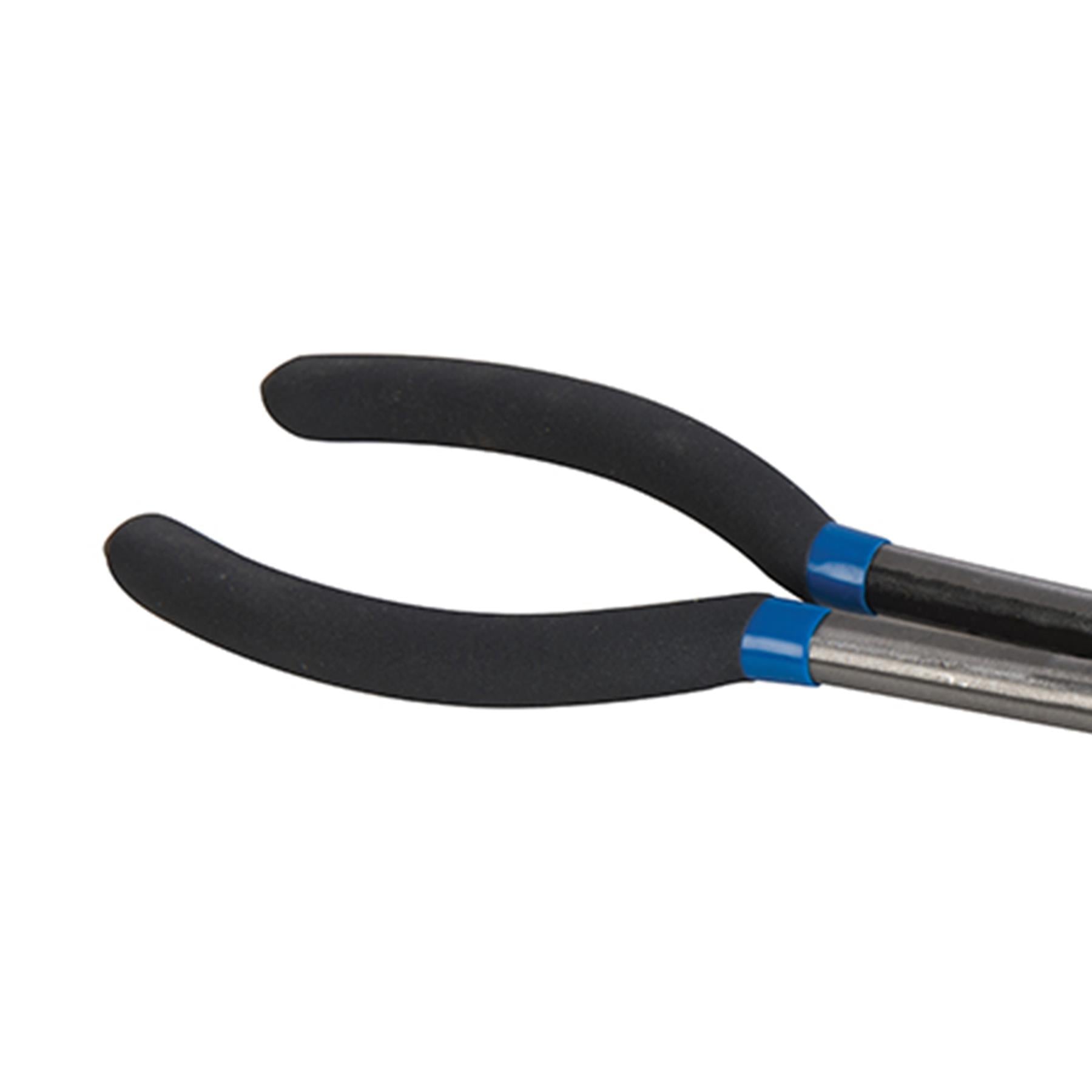 Long Reach Electronics Pliers Straight Chrome Vanadium Induction-Hardened Edges