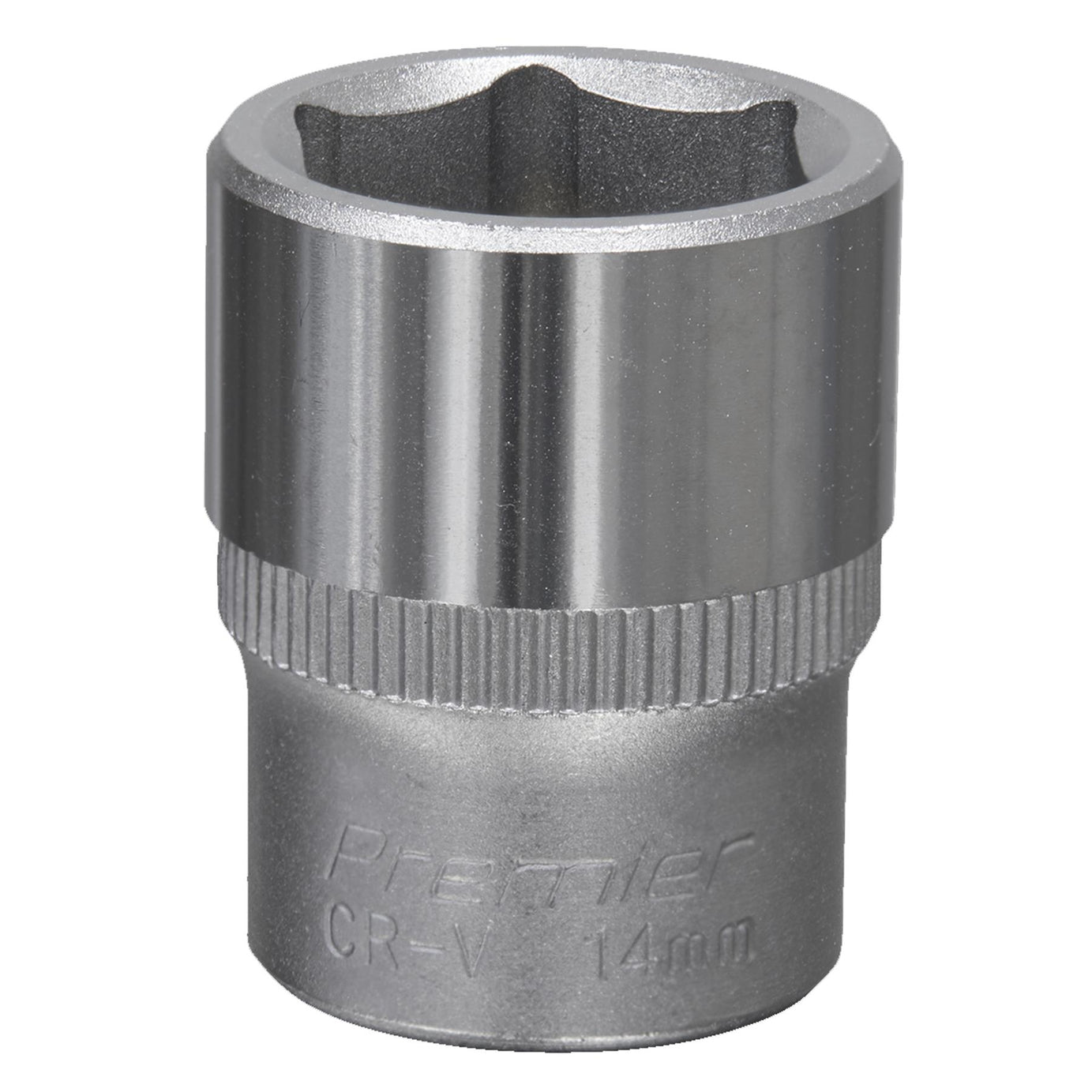 Sealey WallDrive Socket 14mm 1/4"Sq Drive Chrome Vanadium steel