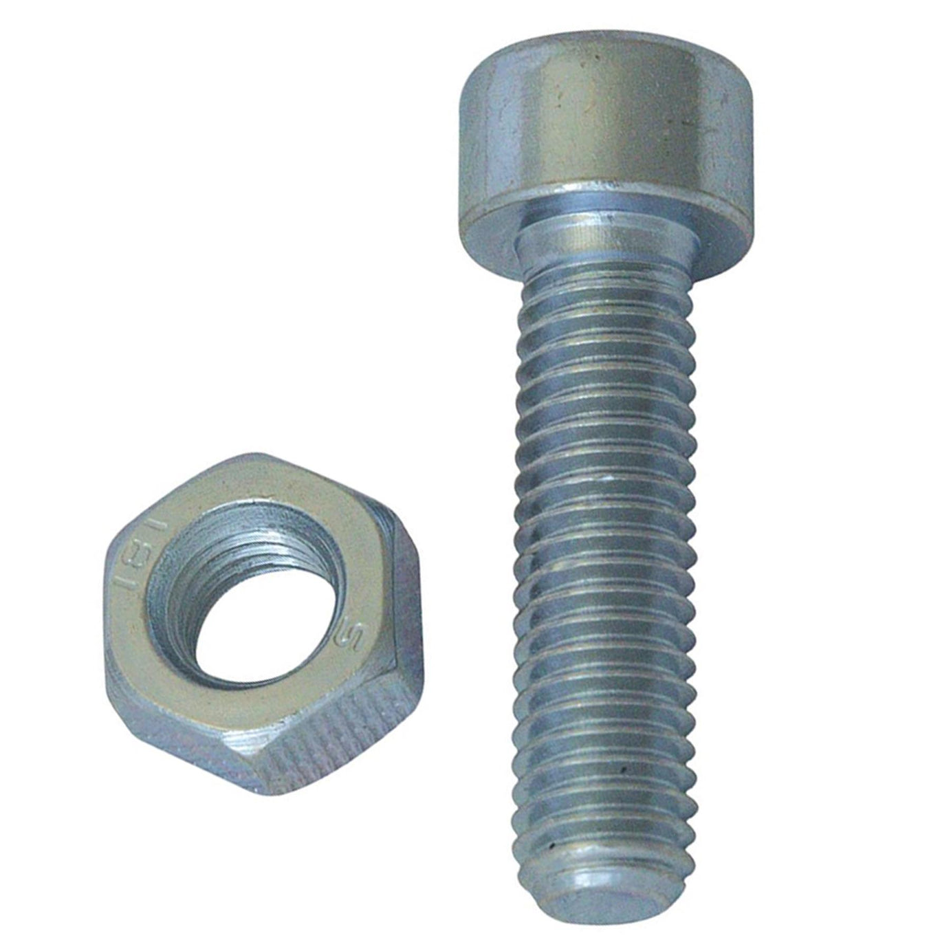 75Pce Cap Screws & Nuts Pack Zinc-Plated Corrosion Resist M5 X 20 To M8 X 30mm