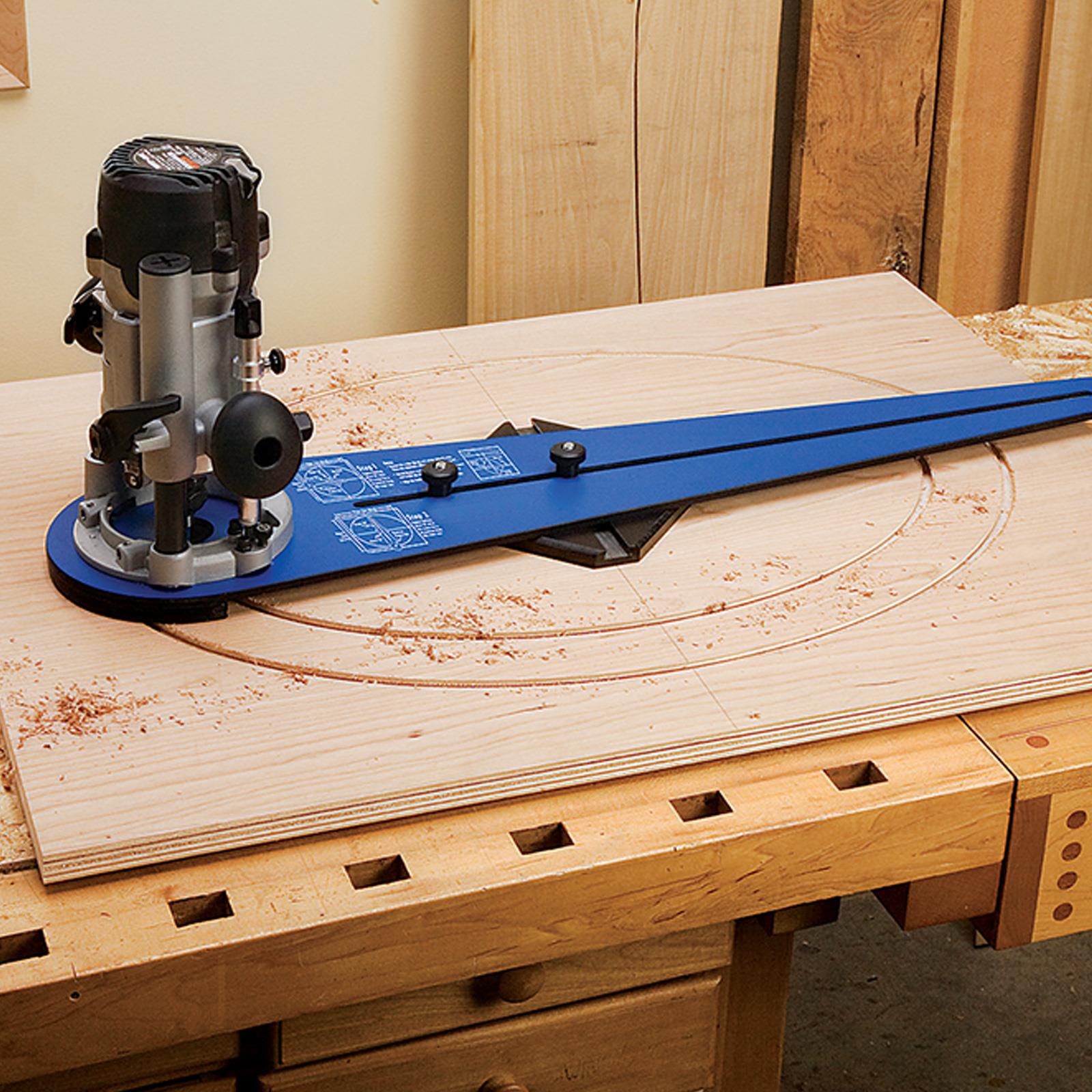 Ellipse Circle Router Jig 235 - 1320mm (9-1/4 - 52")  Durable Phenolic Material