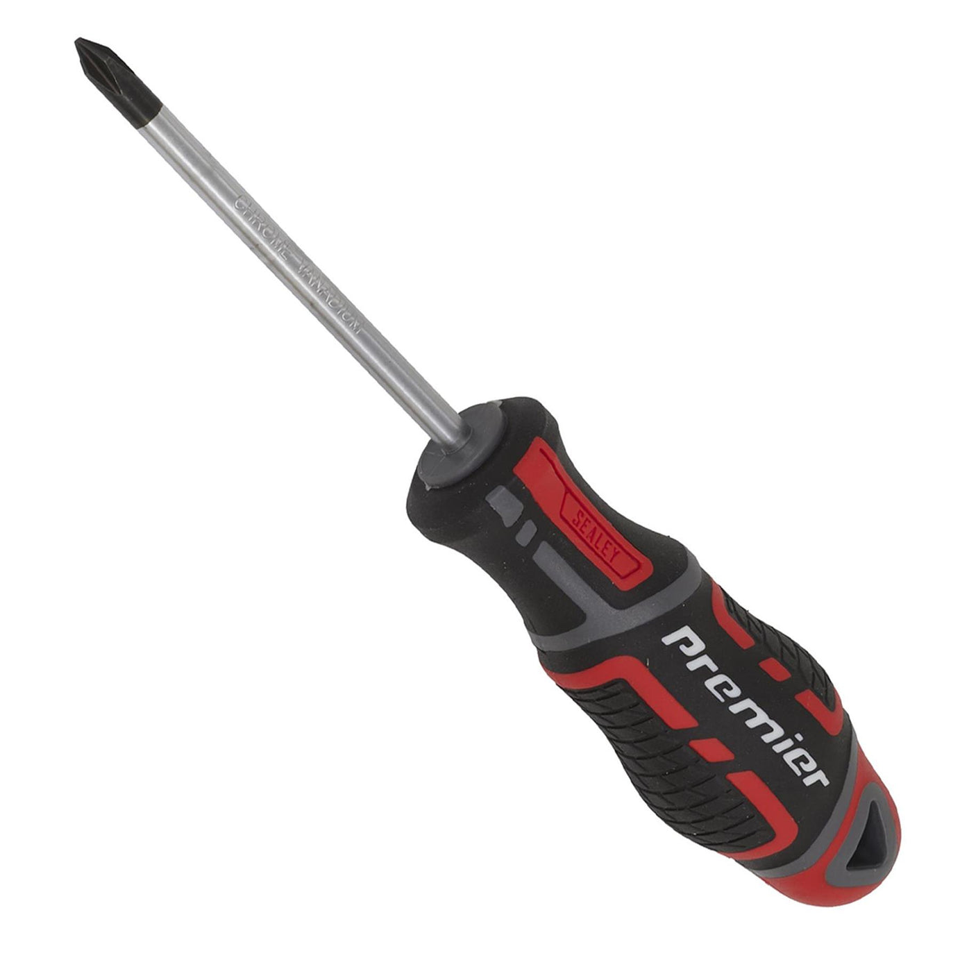 Sealey Screwdriver Phillips #1 x 75mm Plus Soft Grip Handle Magnetic GripMAX