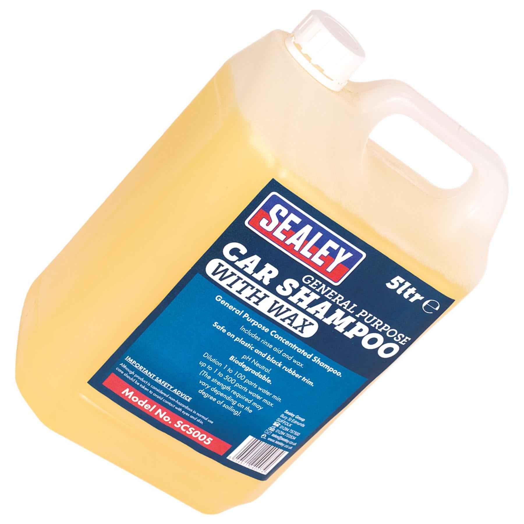 Sealey Car Shampoo with Wax 5L