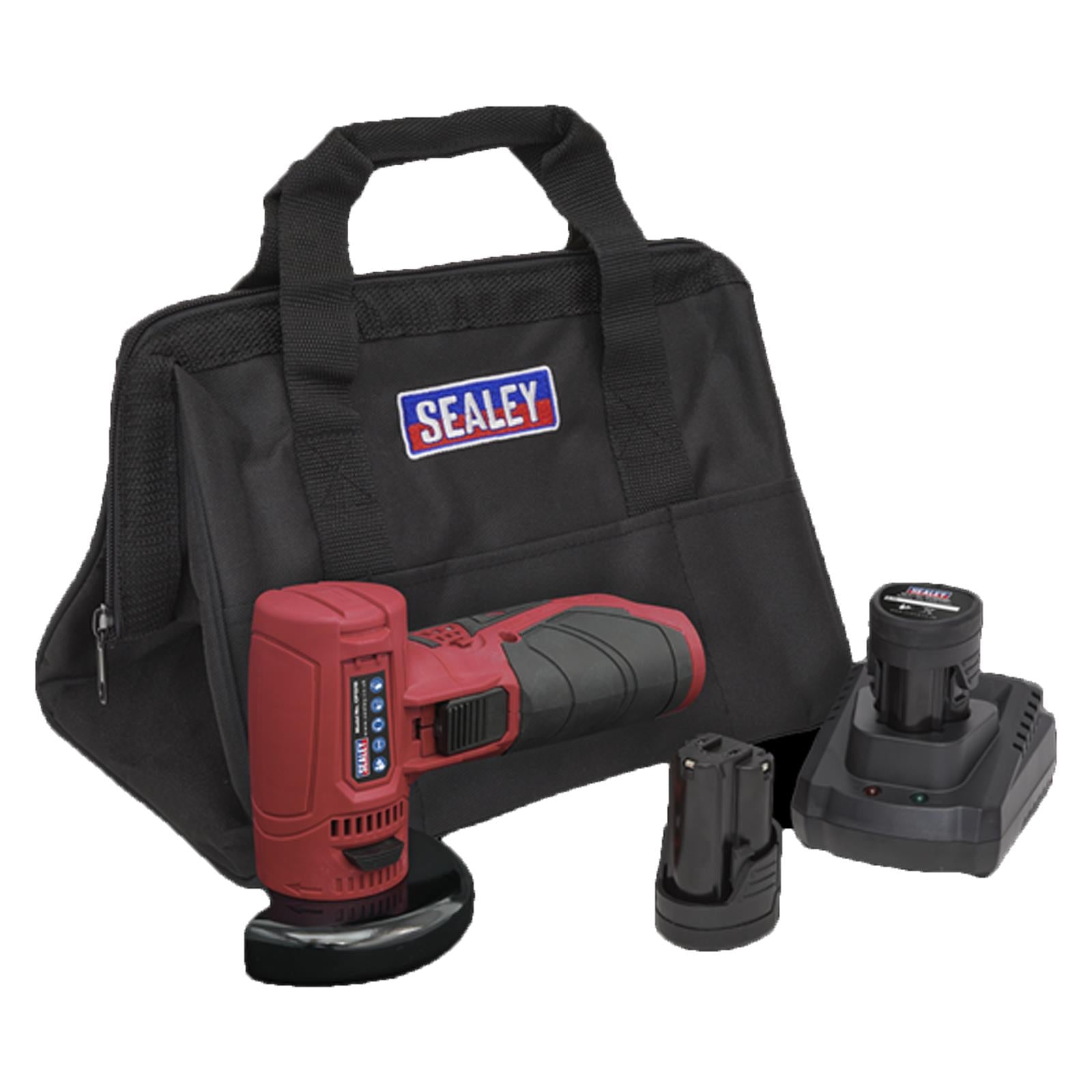 Sealey Angle Grinder Kit Ø76MM 12V Lithium-ion - 2 Batteries