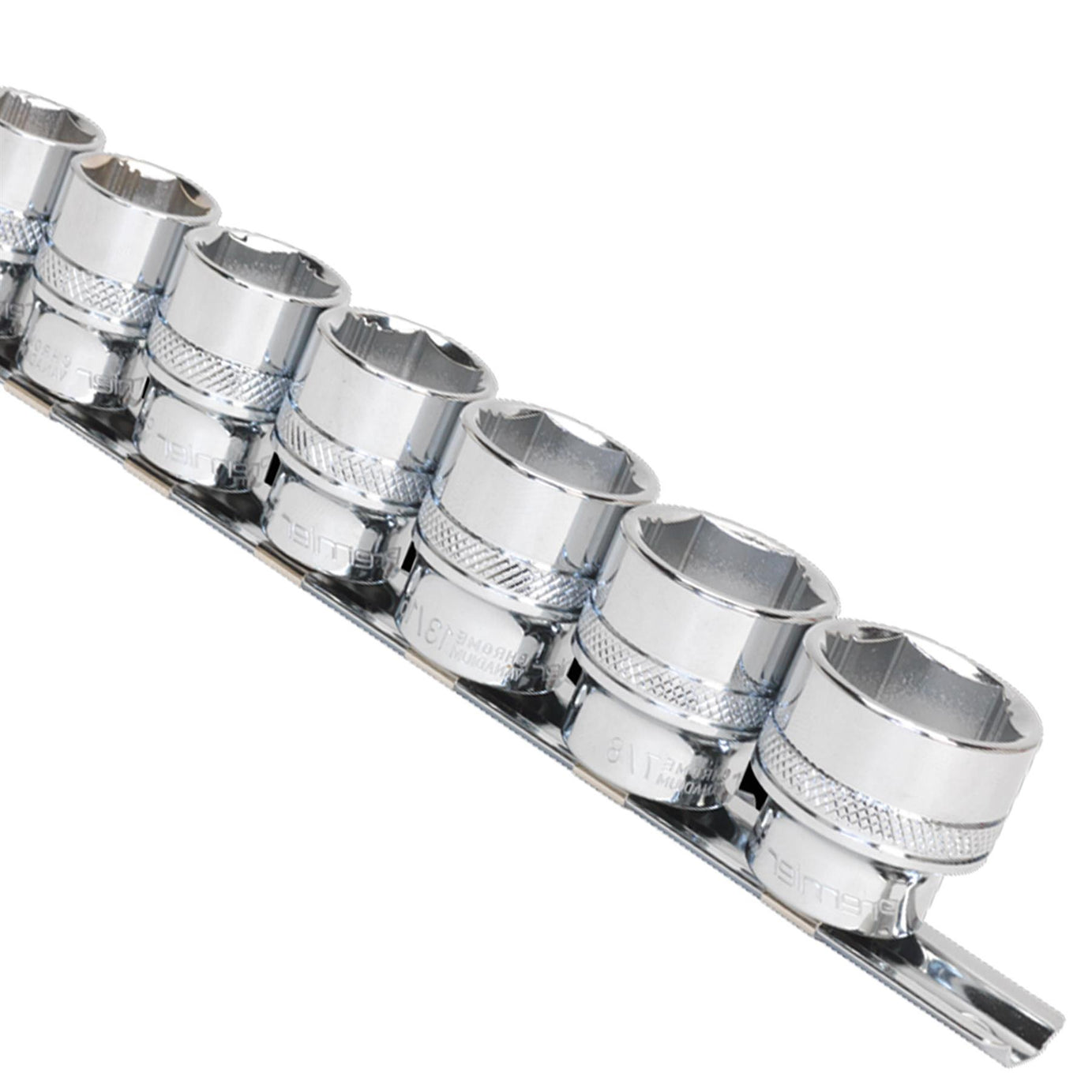 Sealey Socket Set 11pc 3/8"Sq Drive Lock-On 6pt Imperial