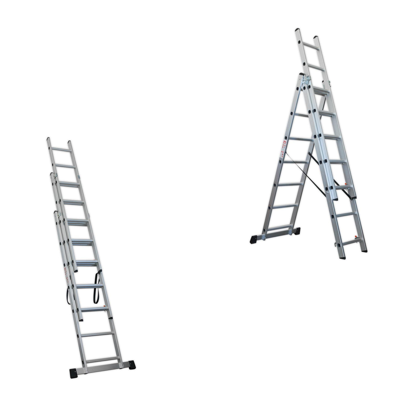 Sealey Aluminium Extension Combination Ladder 3x7 EN 131