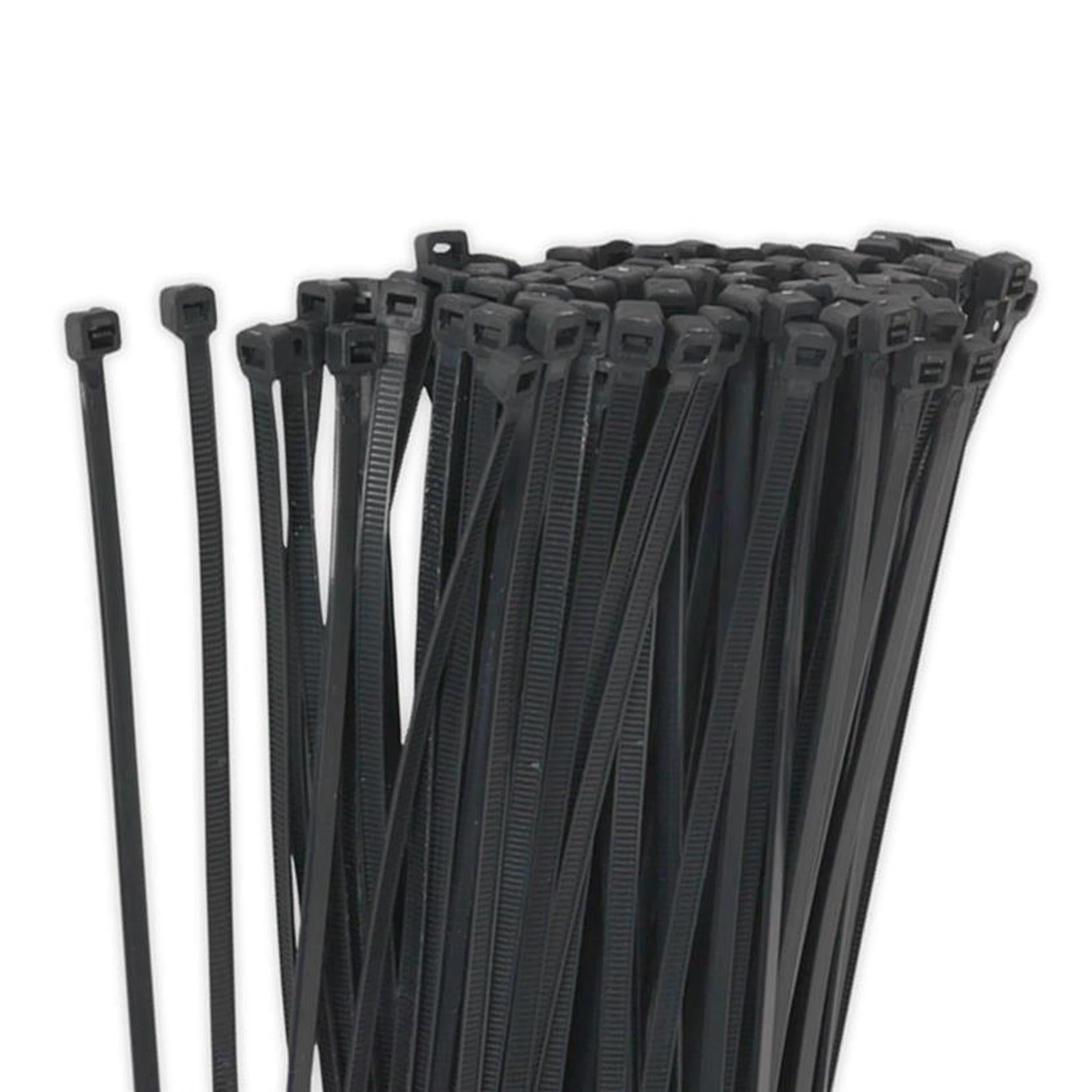 Sealey Cable Tie 350 x 7.6mm Black Pack of 50