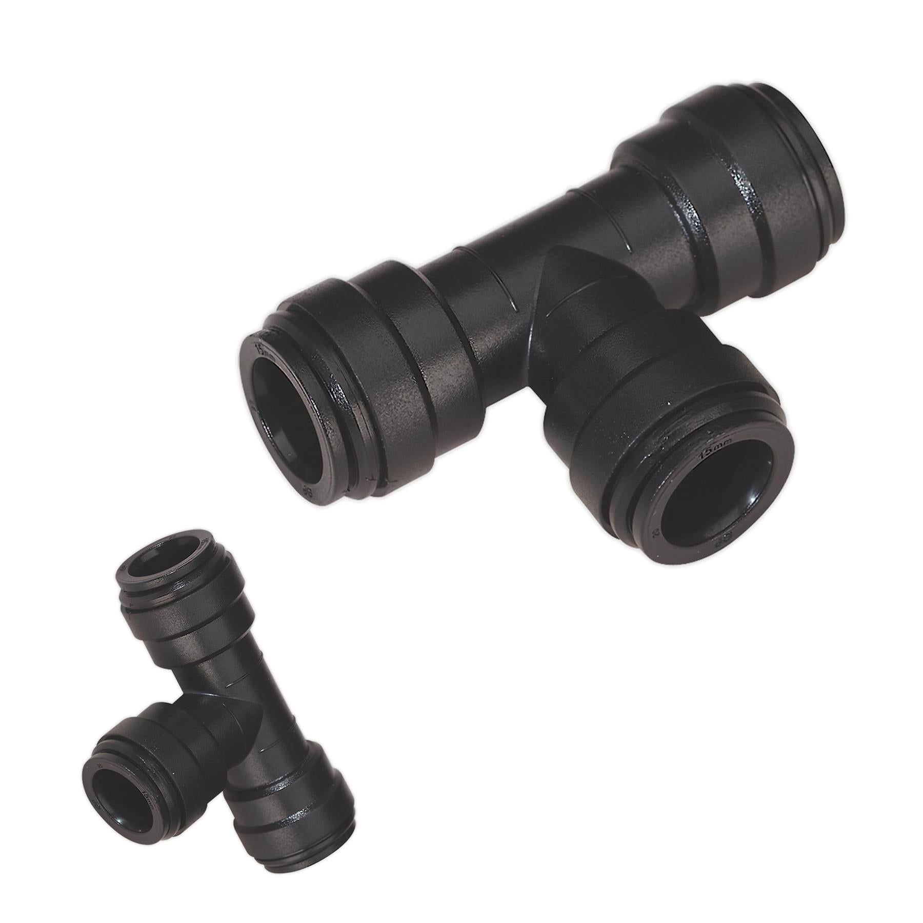 Sealey Equal Tee 15mm Pack of 5 (John Guest Speedfit - PM0215E)