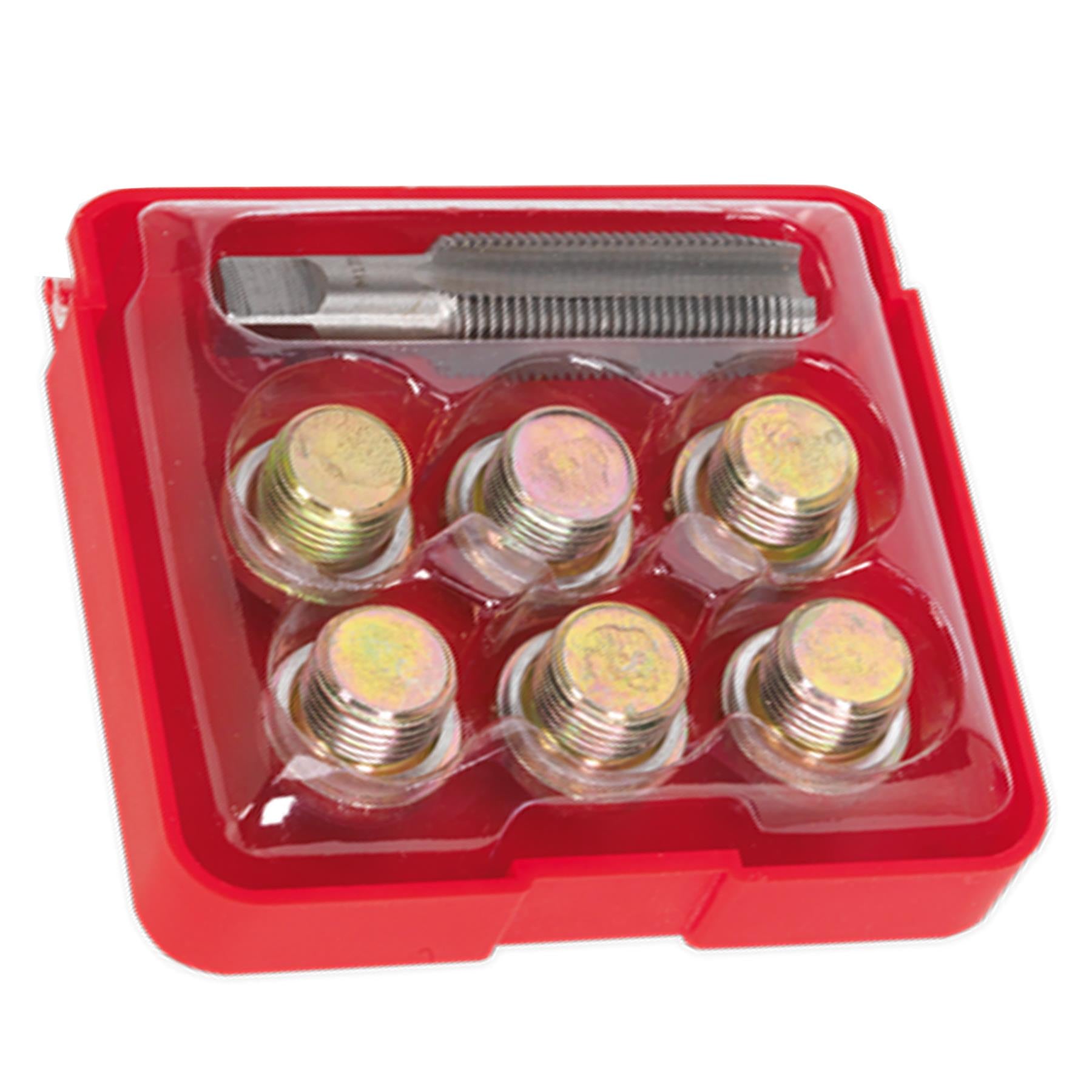 Sealey Oil Drain Plug Thread Repair Set - M17