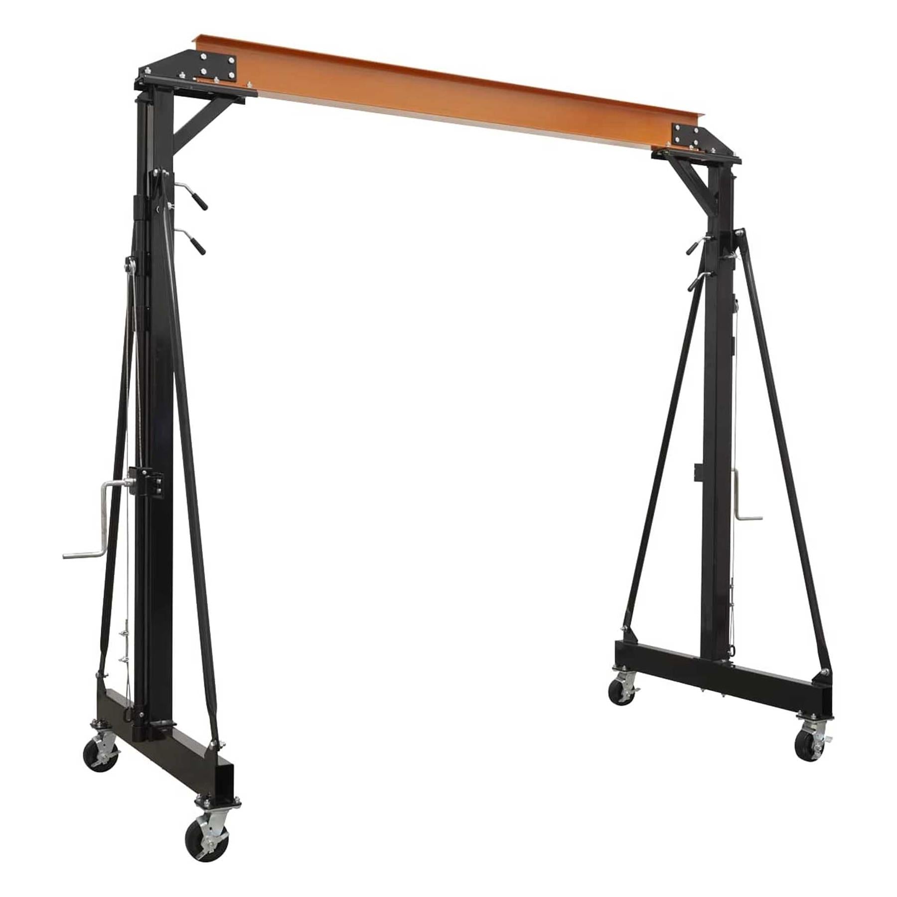 Sealey Portable Lifting Gantry Crane Adjustable 2 Tonne & Hoist Combo