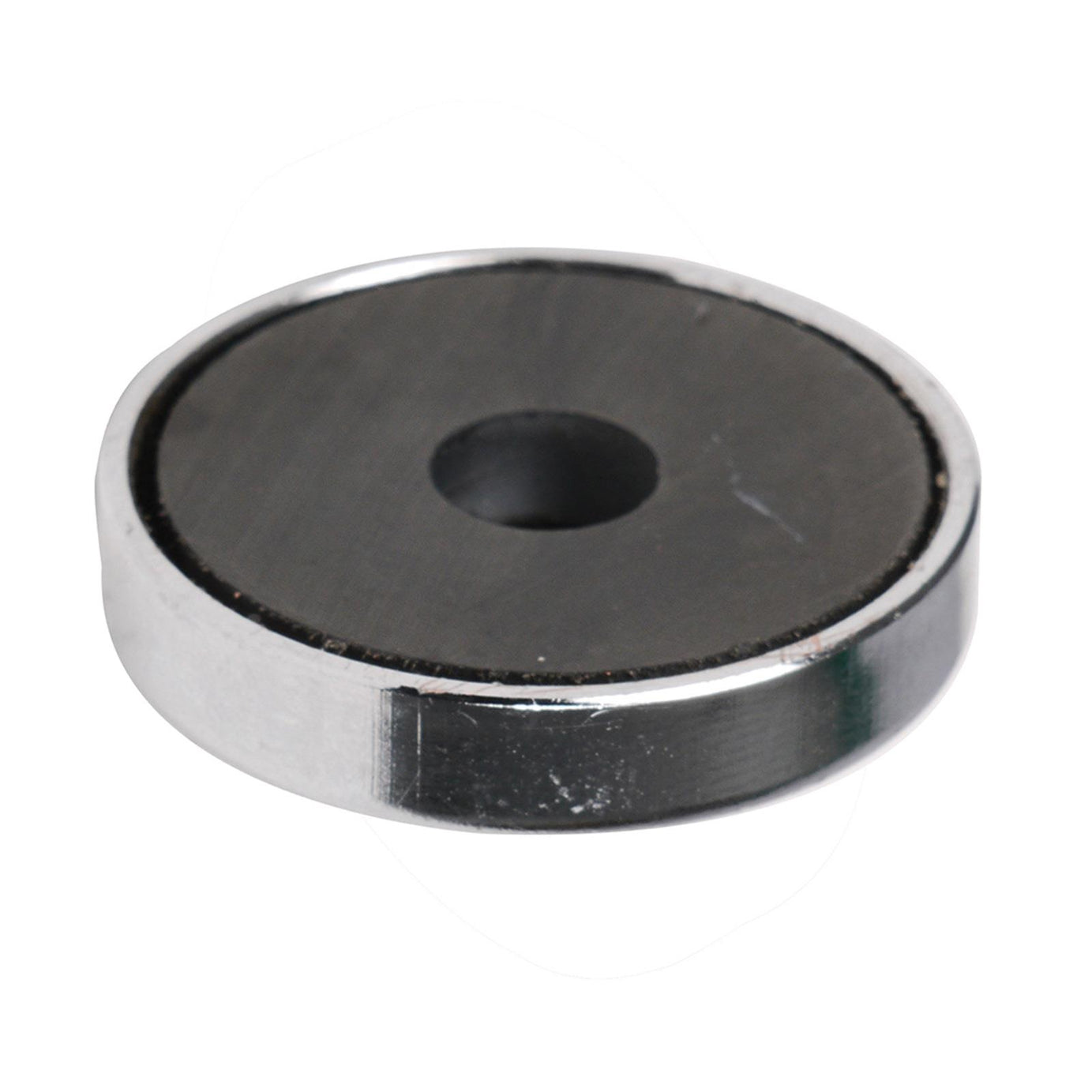 4Pk Ferrite Magnet - 7.2Kg Pull Force Capacity Through Hole Mounting M5 Thread